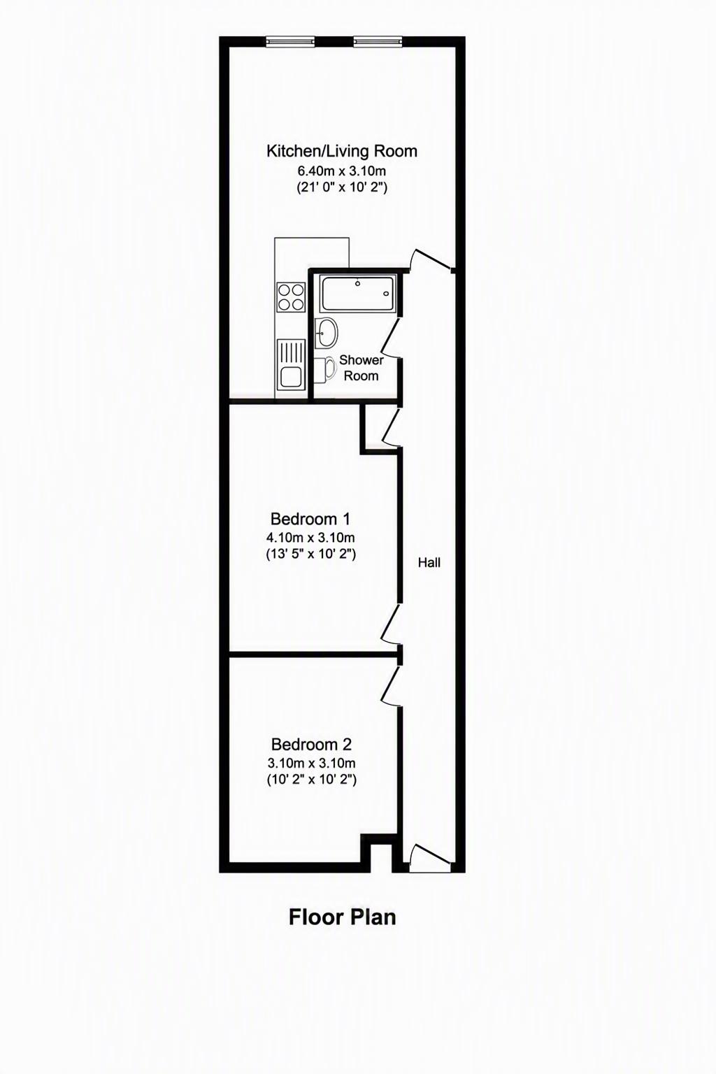 Flat 5, 51, King Street, GREAT YARMOUTH floorplan