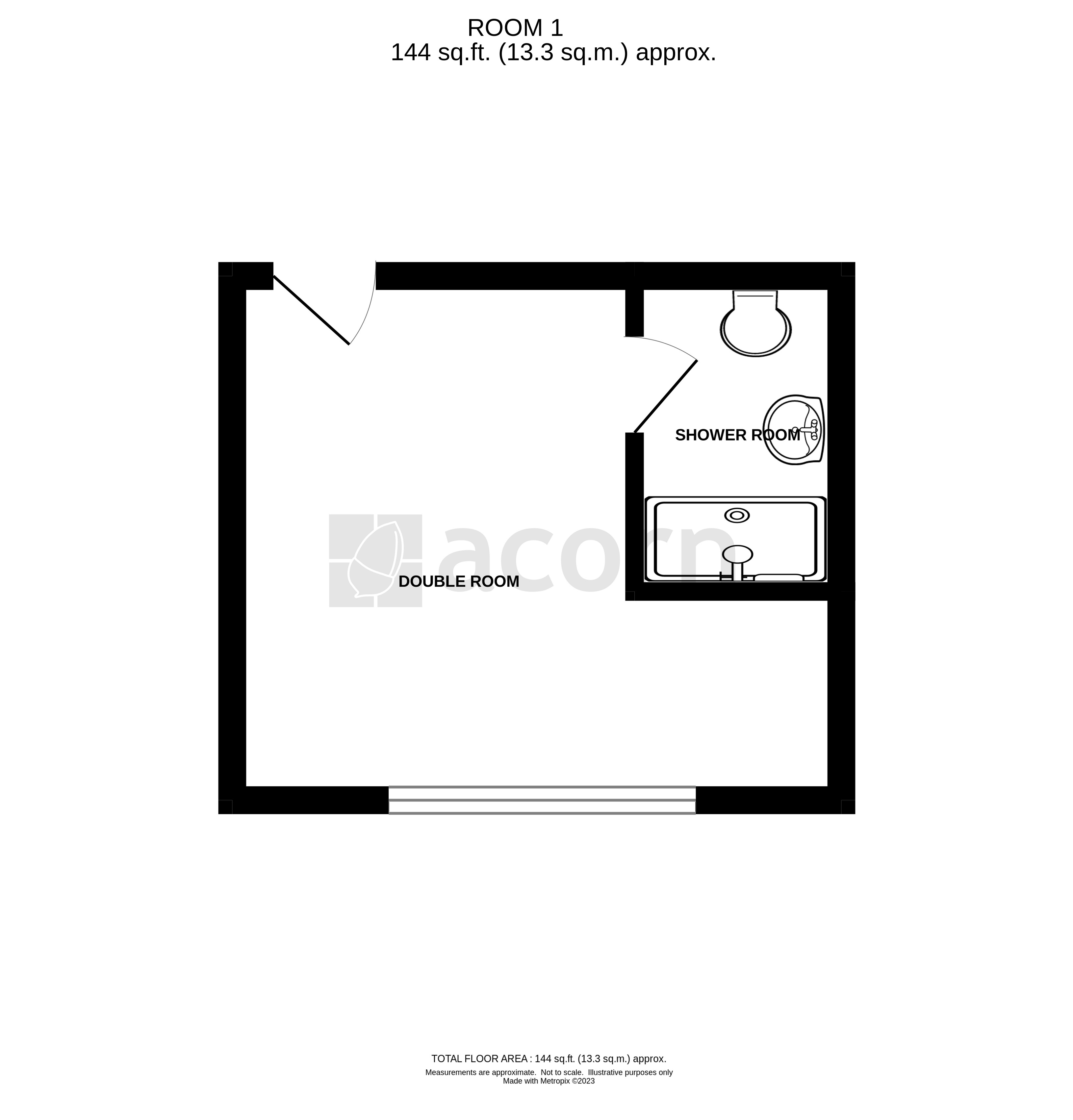 Room 3, 2, Barry Avenue, Bexleyheath floorplan