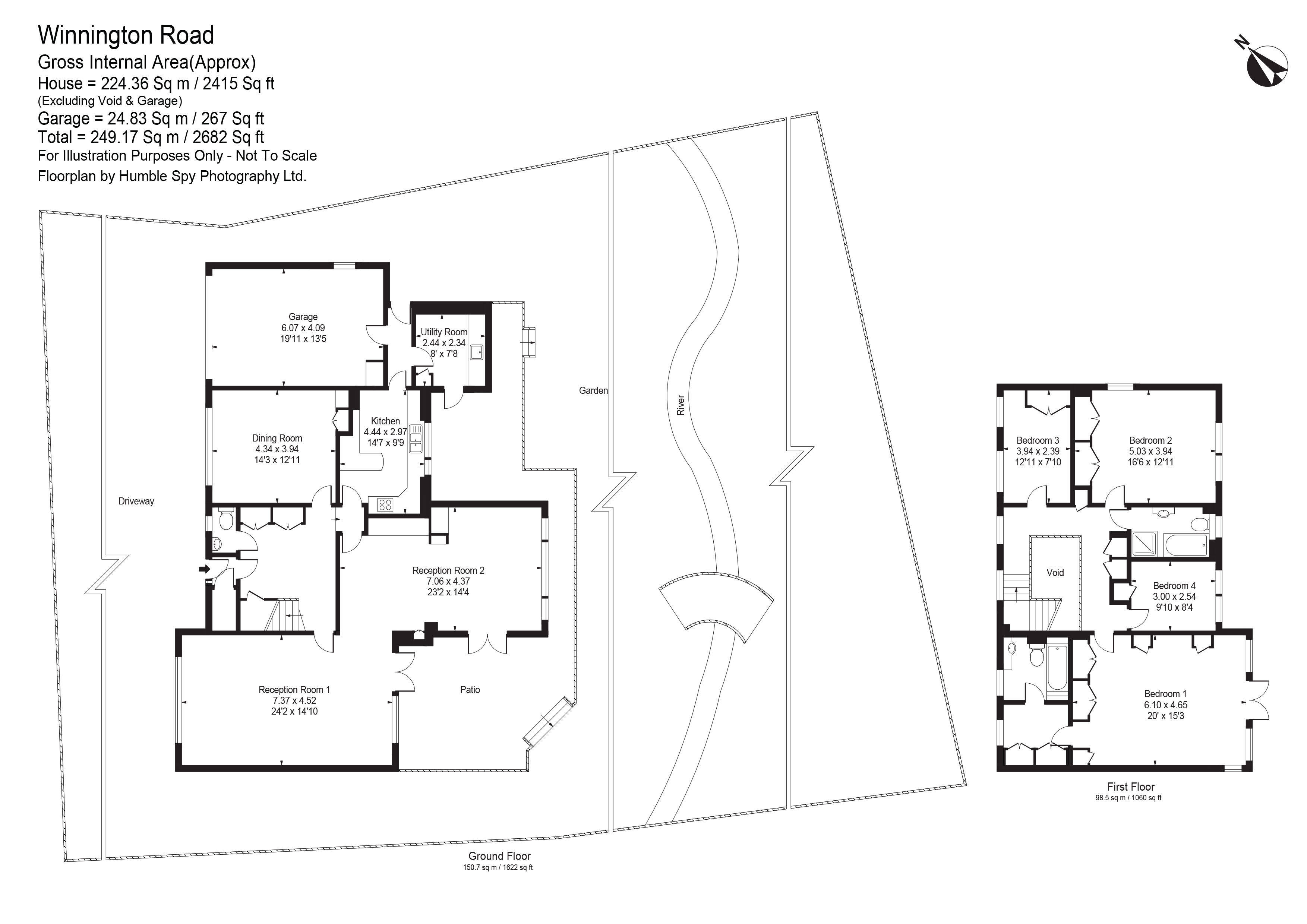 Gaywoods, 29, Winnington Road, London floorplan
