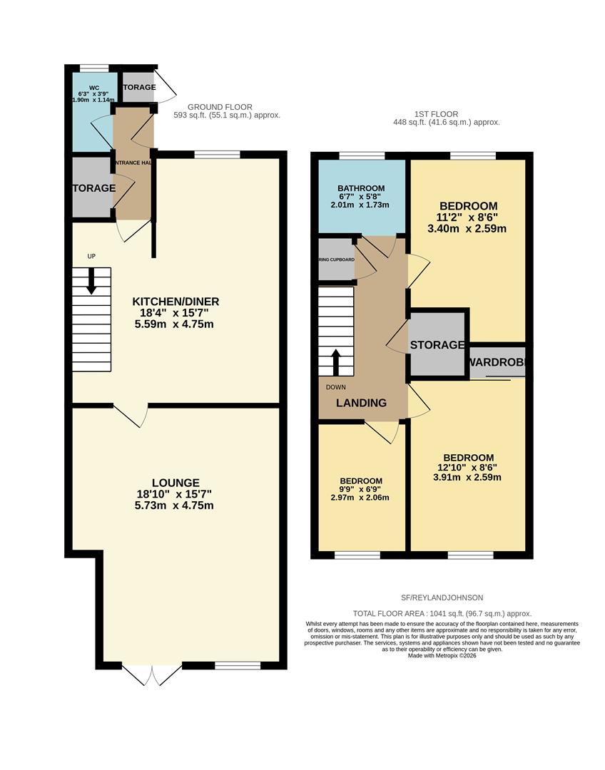 Sycamore Field, Harlow floorplan