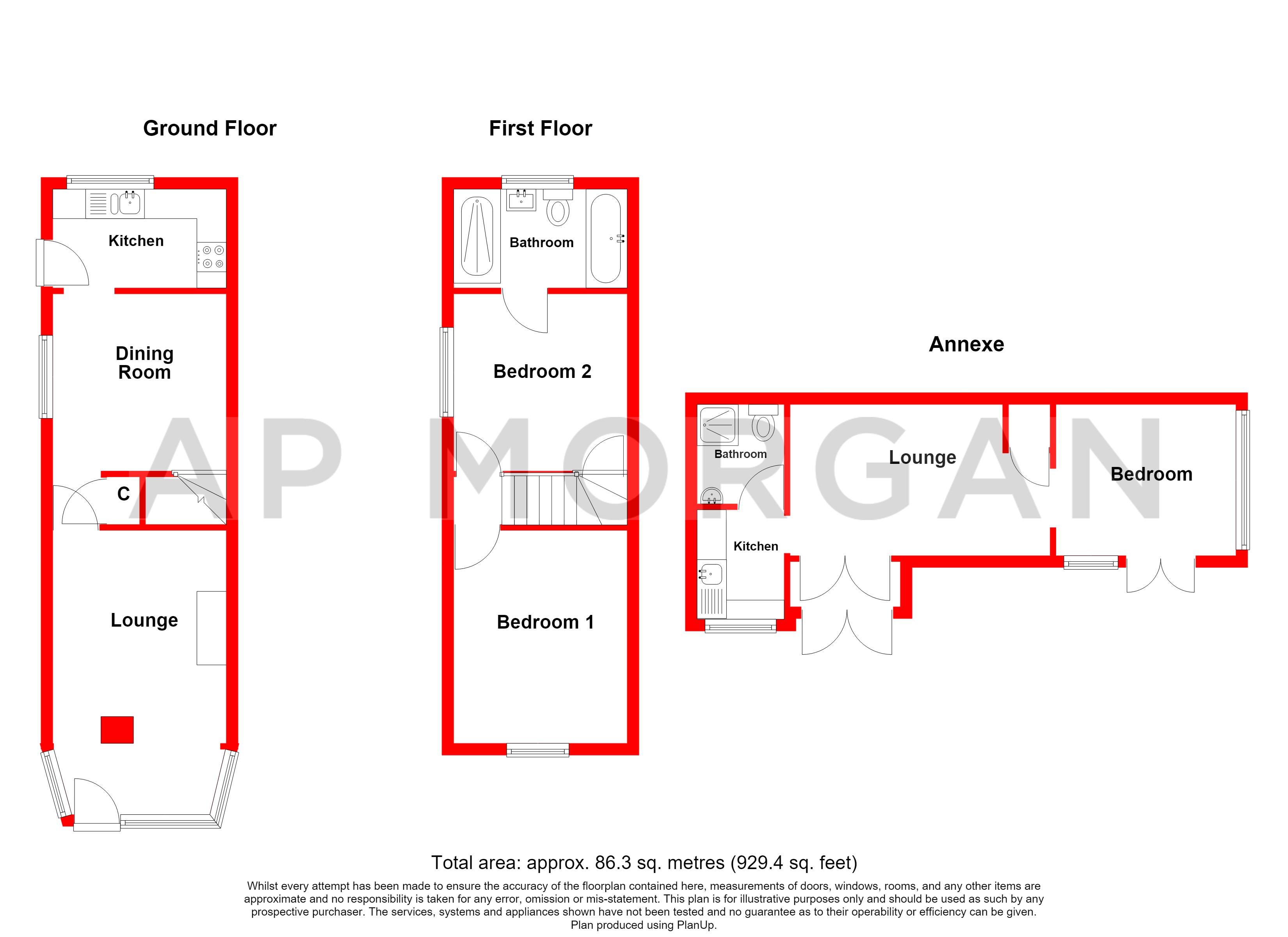 1, Rear Cottages, Alvechurch floorplan