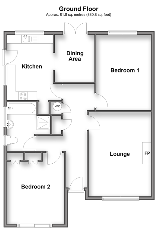 Westdene Drive, Brighton floorplan