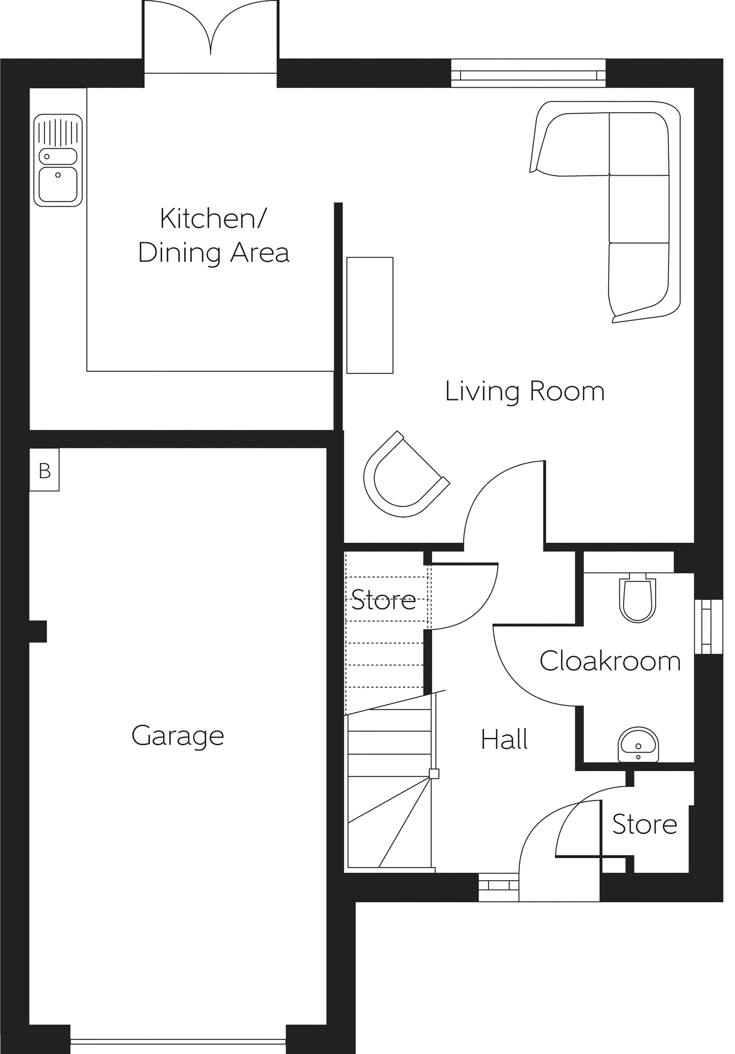 41, Forest Road, Cumbernauld floorplan