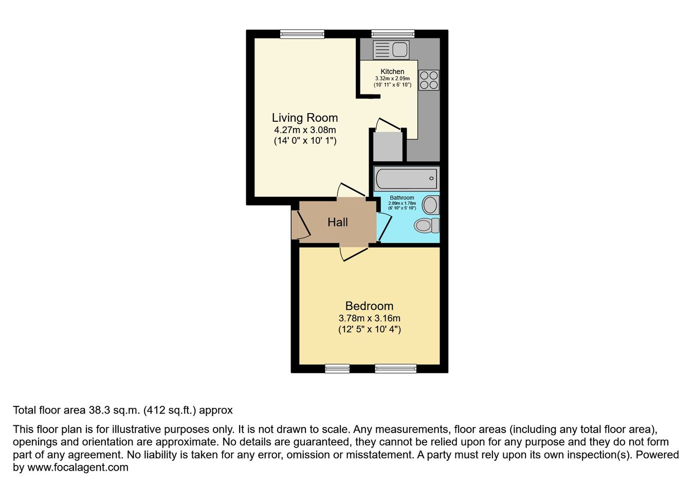 8, Porter Close, Grays floorplan