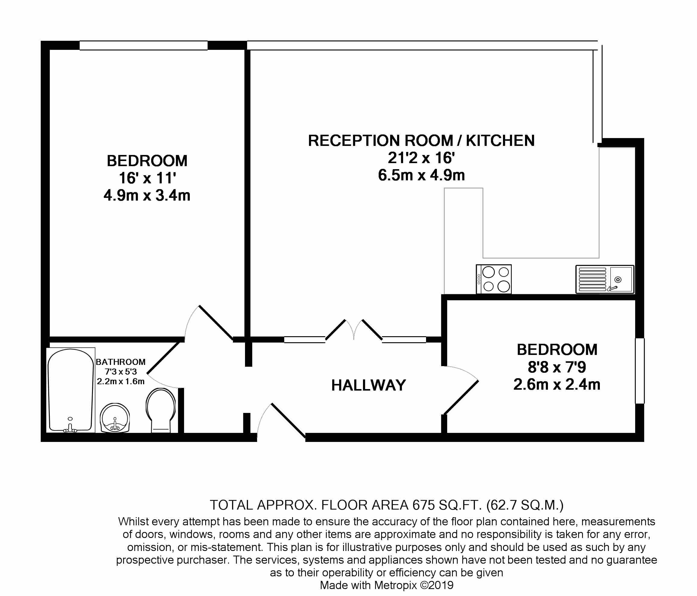 2 Bedrooms Flat for sale in Lancaster Road, London SE25