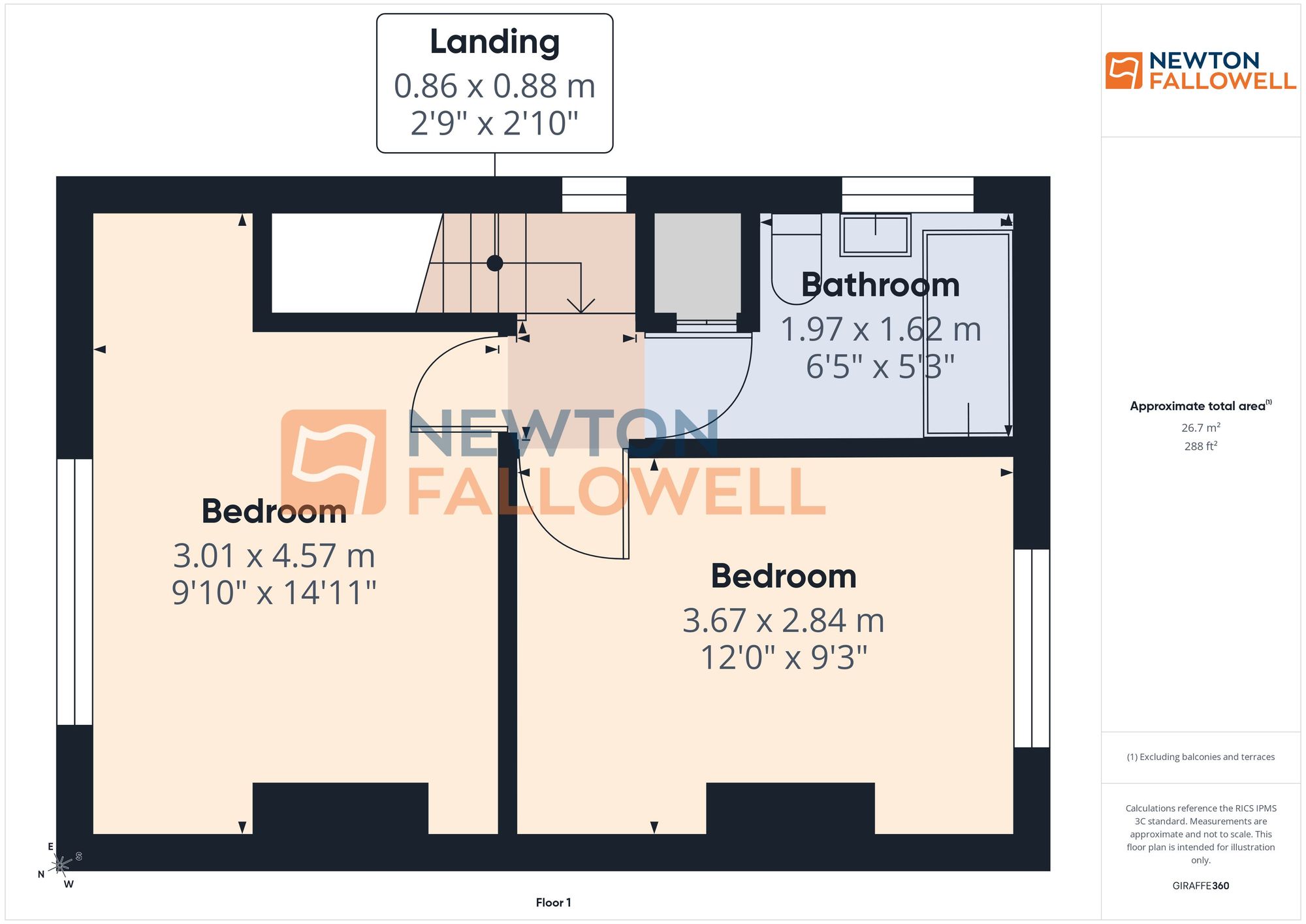 25 King Charles Avenue, Walsall floorplan