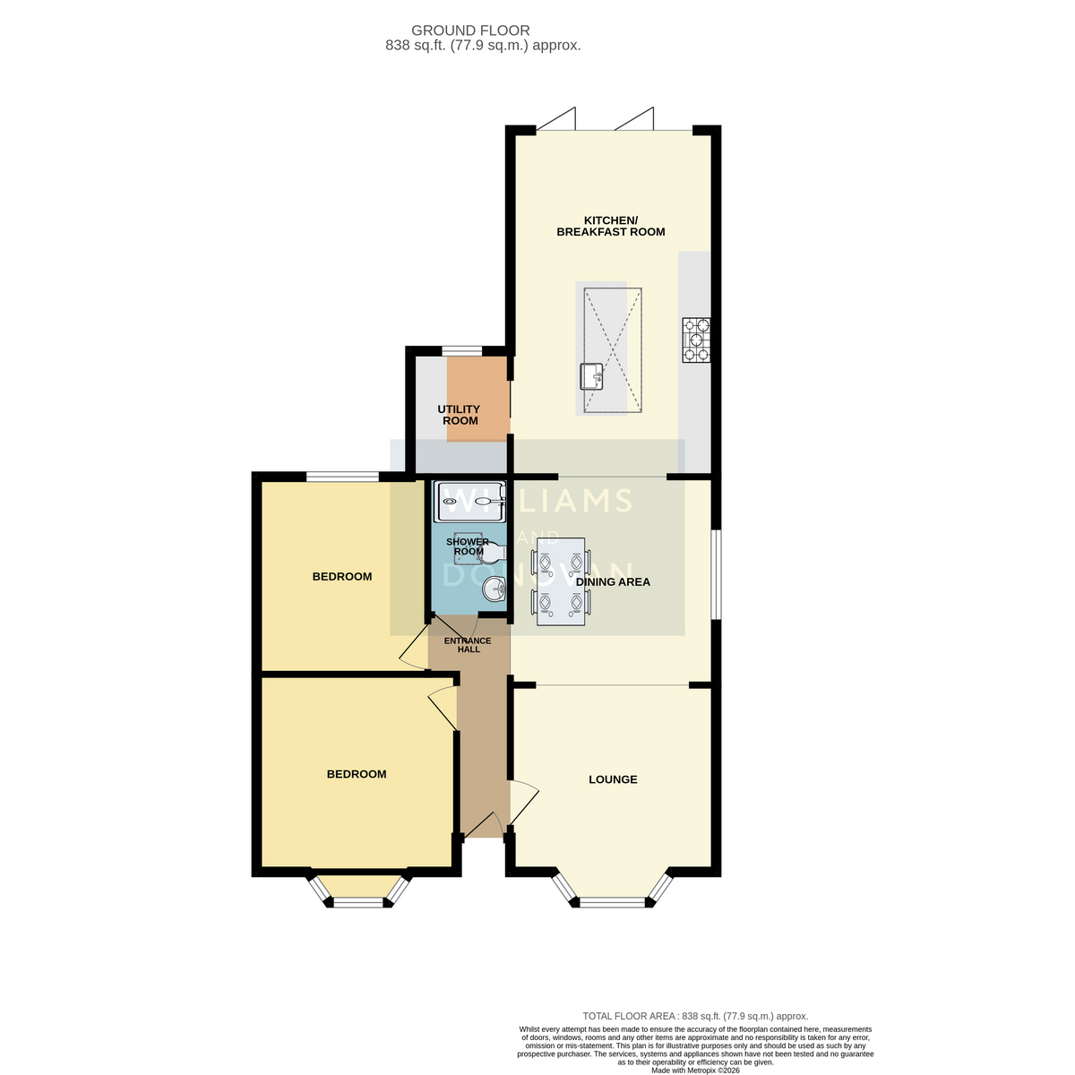 12, Limetree Avenue, South Benfleet floorplan