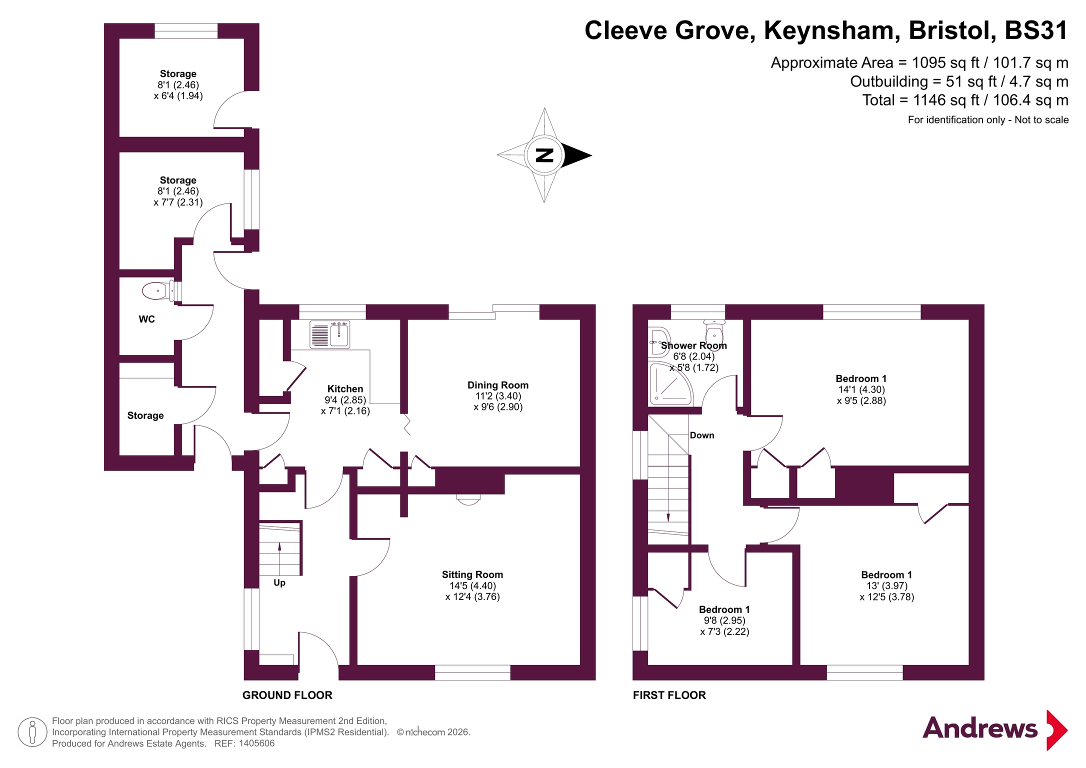 7, Cleeve Grove, Bristol floorplan