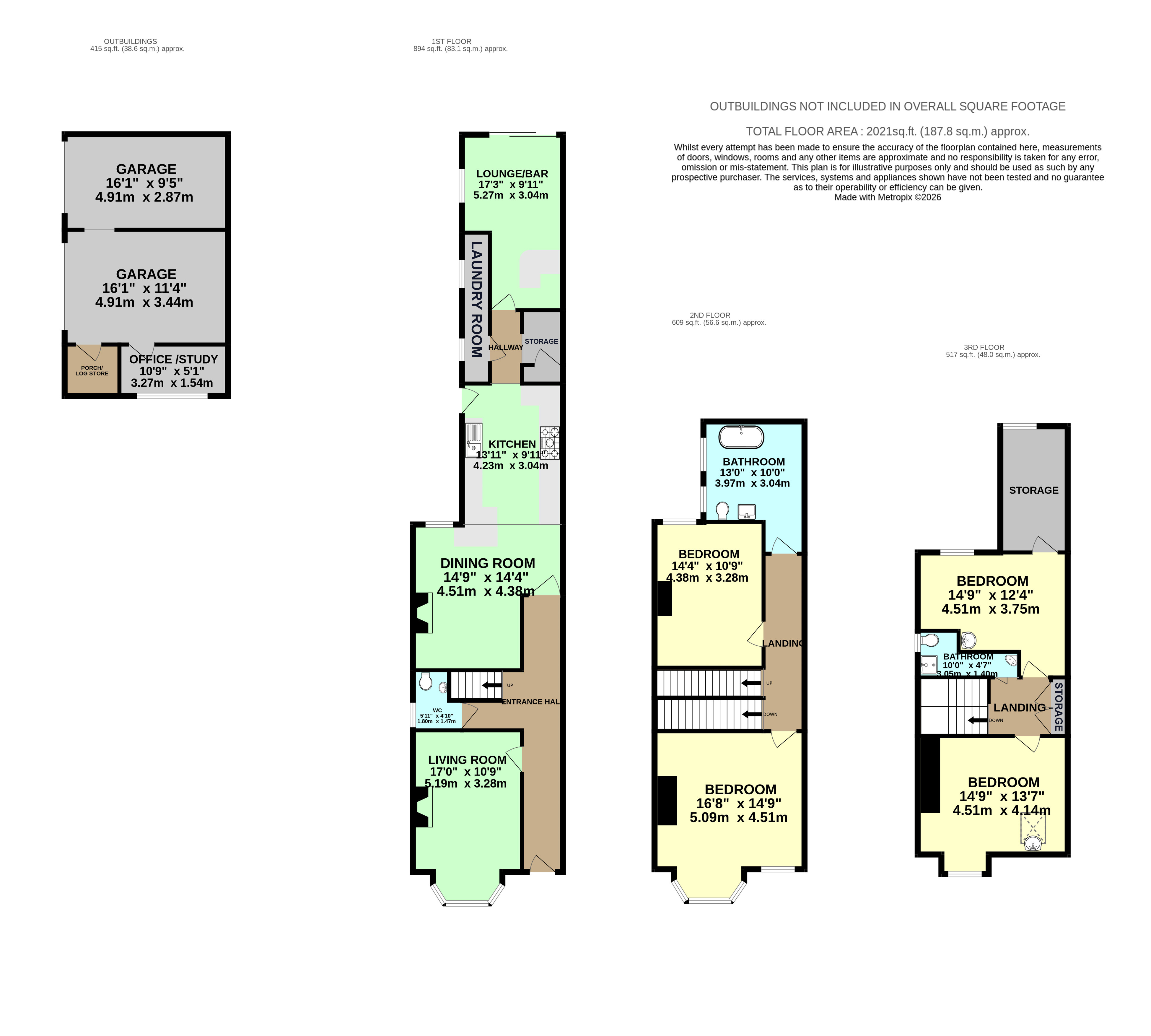 41, East Parade, York floorplan
