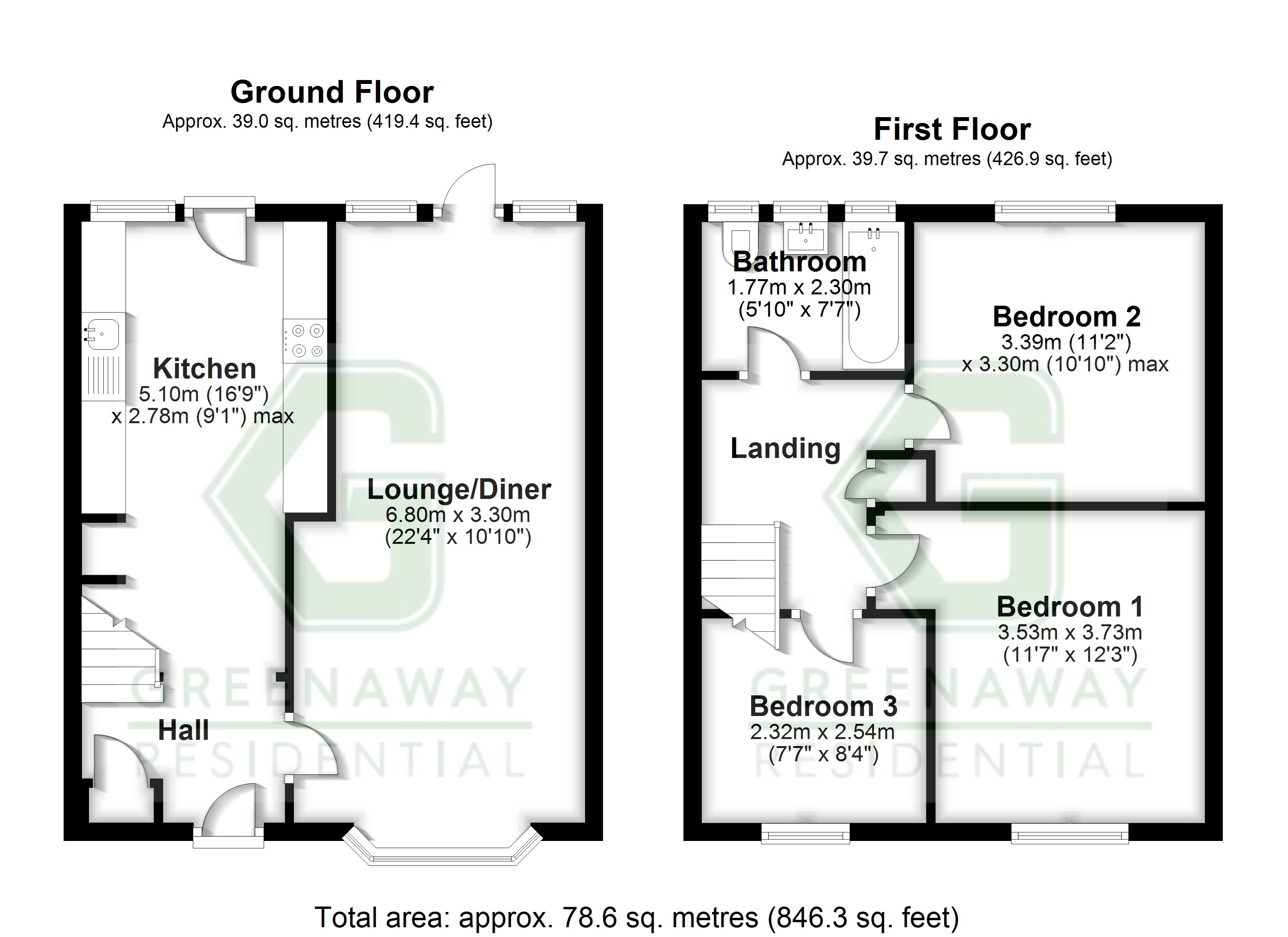 3 bed terraced house for sale in Paddockhurst Road, Gossops Green