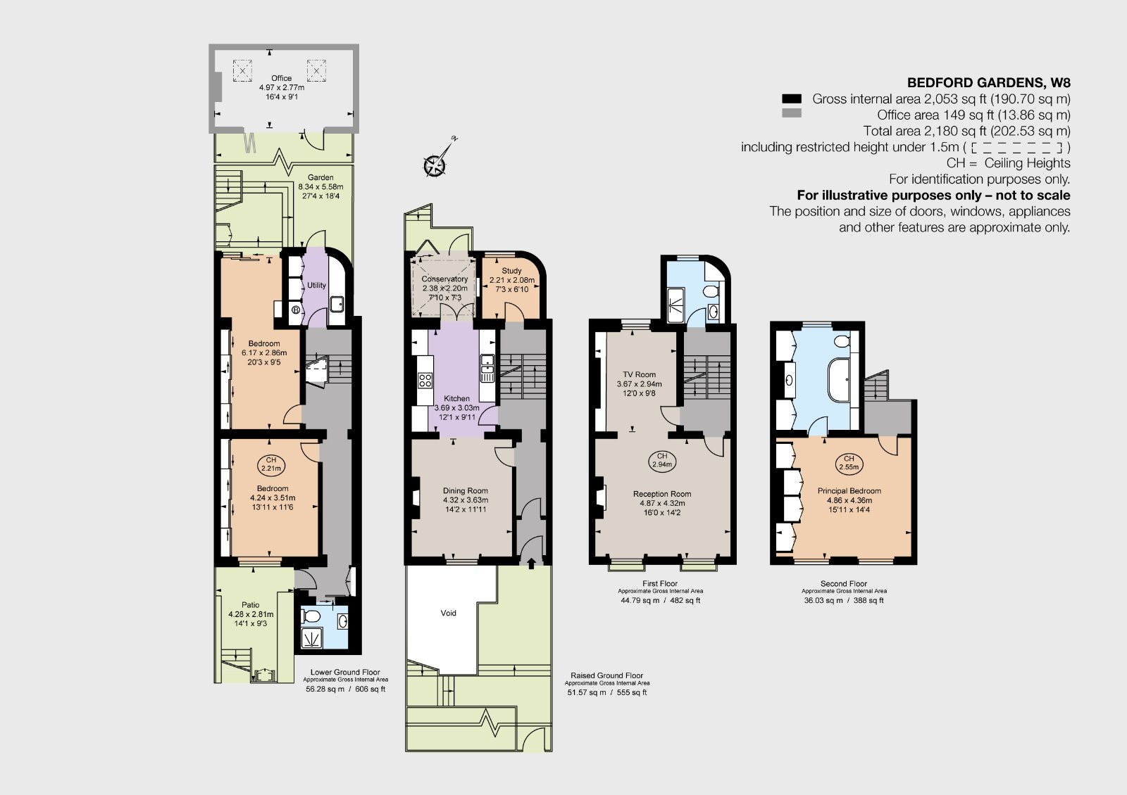 16, Bedford Gardens, London floorplan