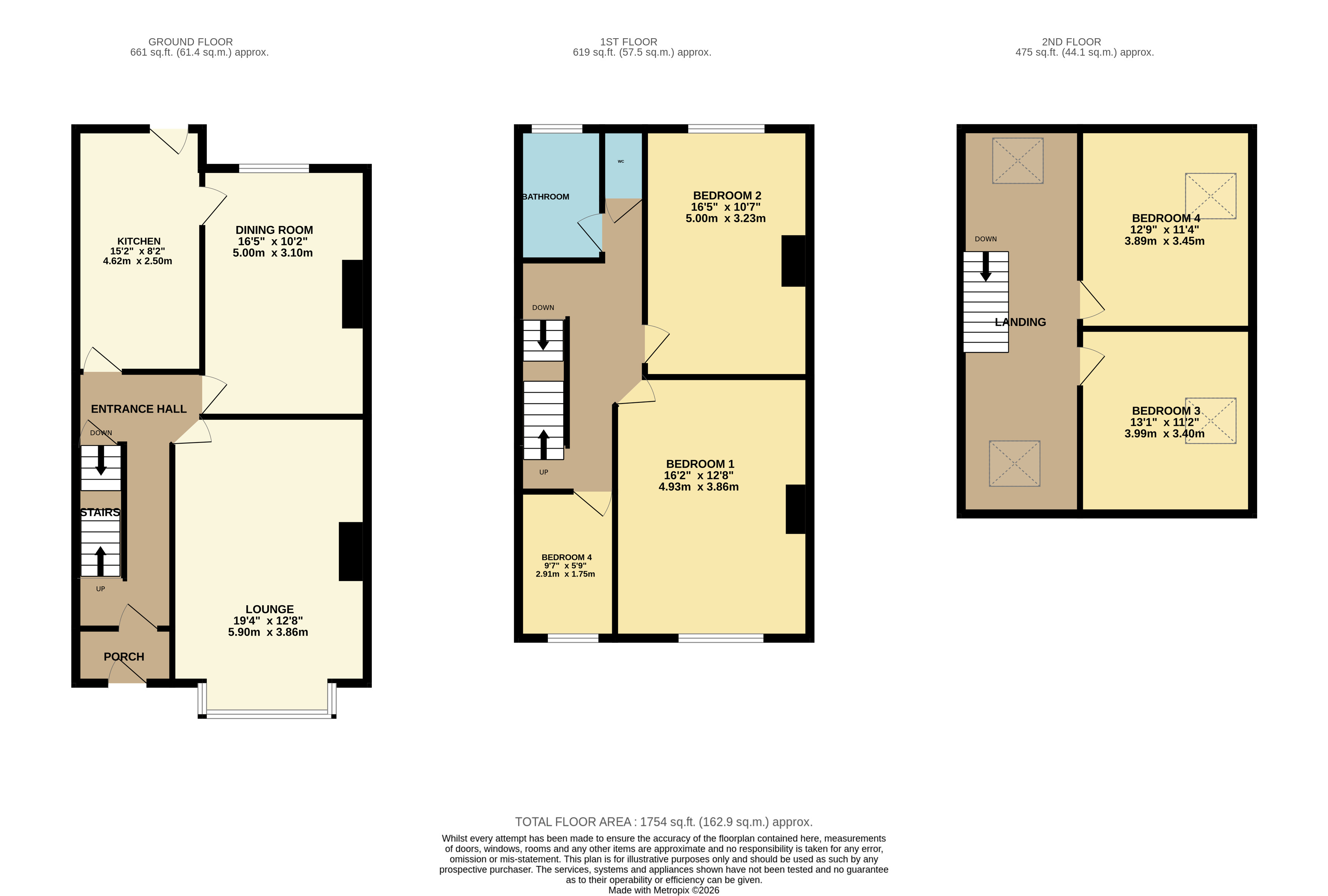 22, Mexborough Drive, Leeds floorplan