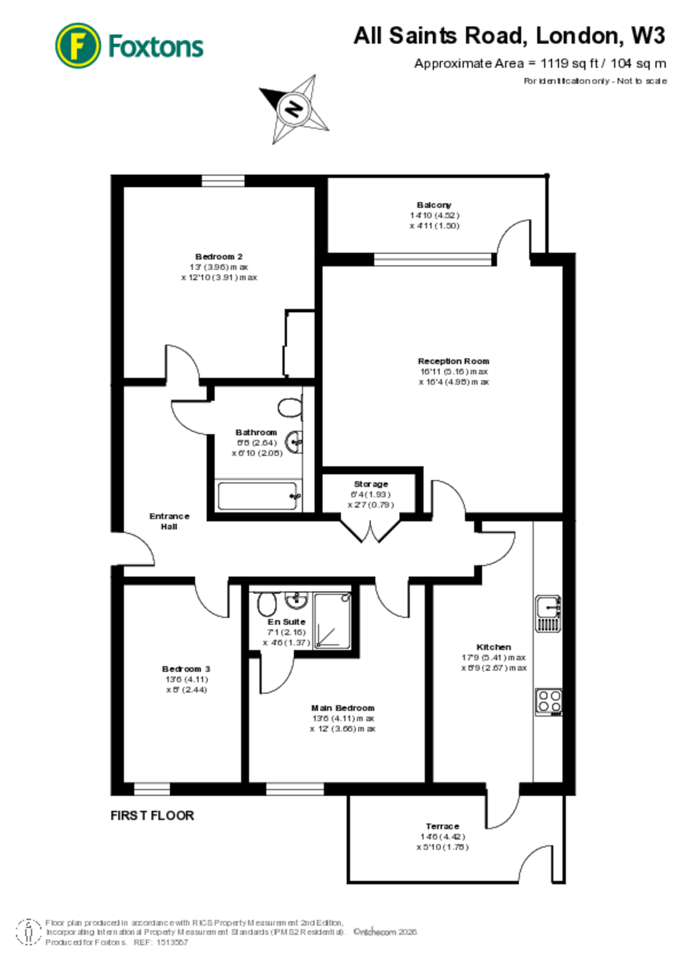 Wyatt Court, All Saints Road, London, South Acton floorplan