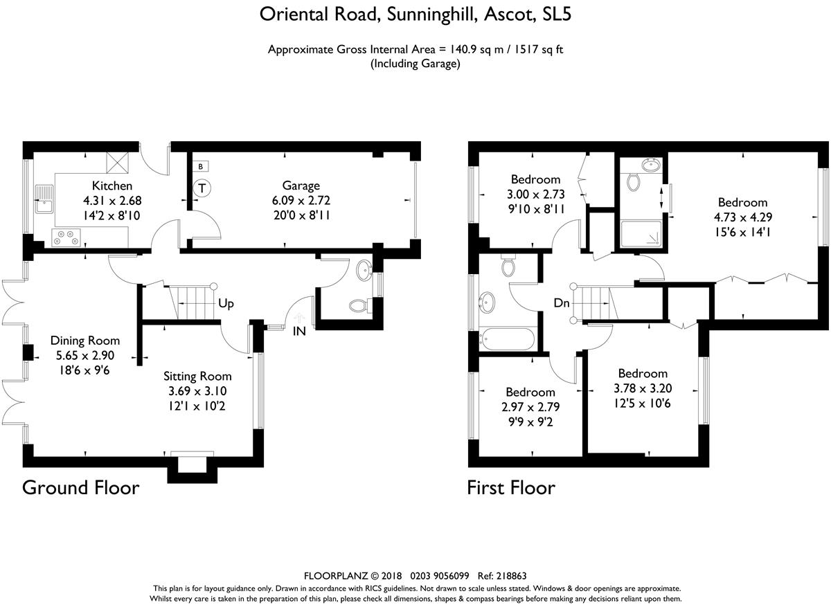 4 Bedrooms Detached house for sale in Oriental Road, Ascot SL5