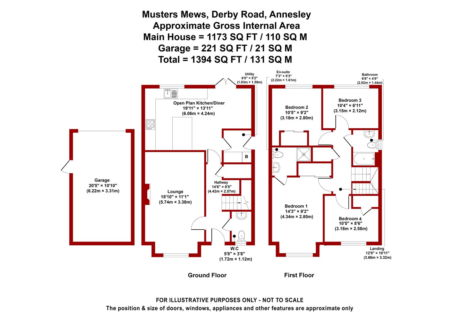 8 Musters Mews, Derby Road, Nottingham floorplan