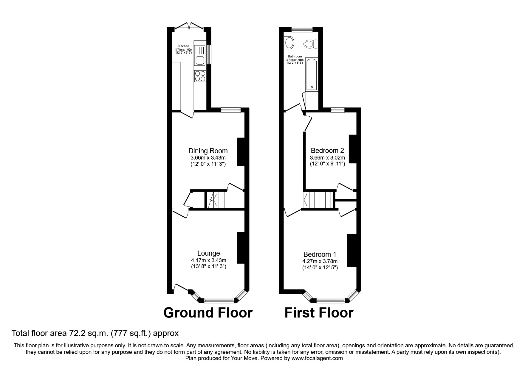 Haddenham Road, Leicester LE3, 2 bedroom terraced house for sale