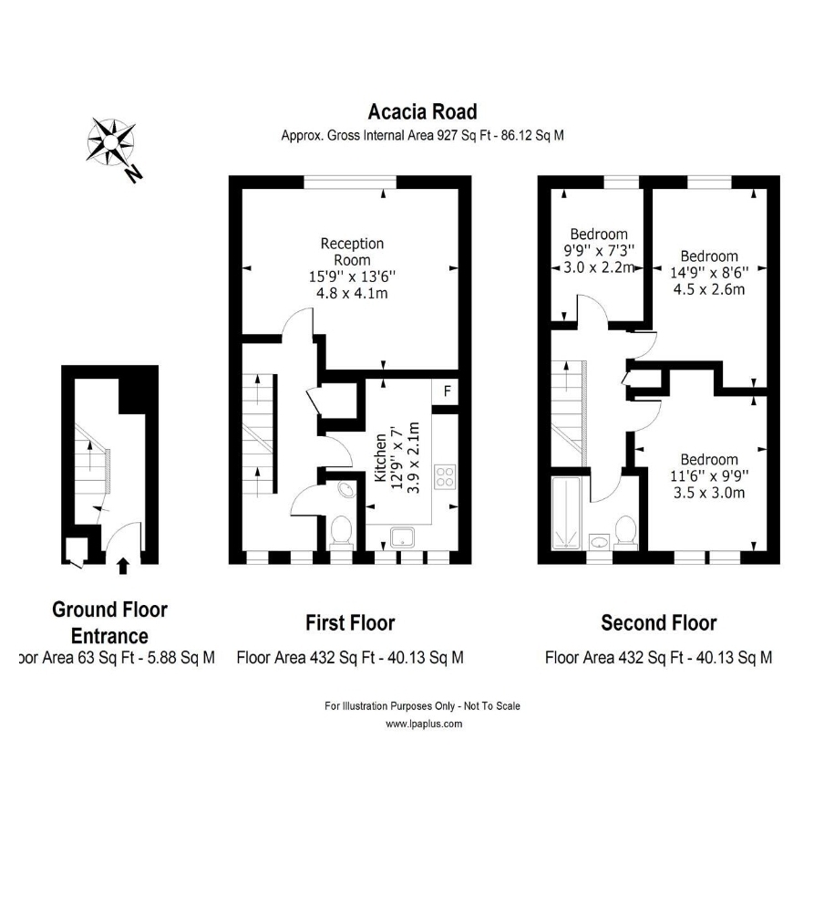 38, Acacia Road, London floorplan