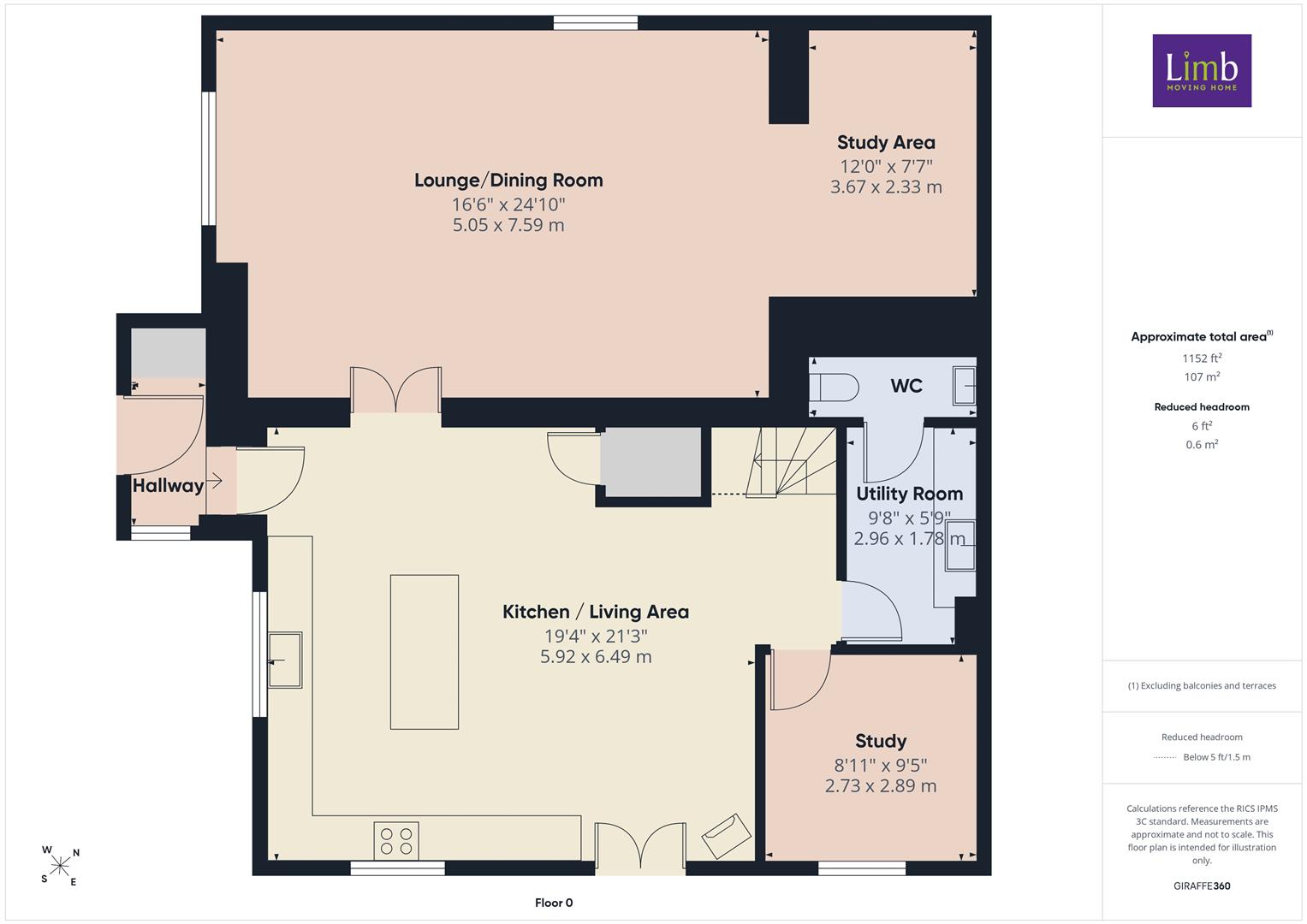 The Old Chapel, 96, Front Street, Lockington floorplan