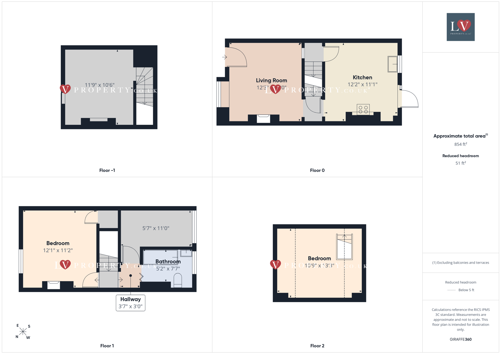 3, Portland Terrace, Birmingham floorplan