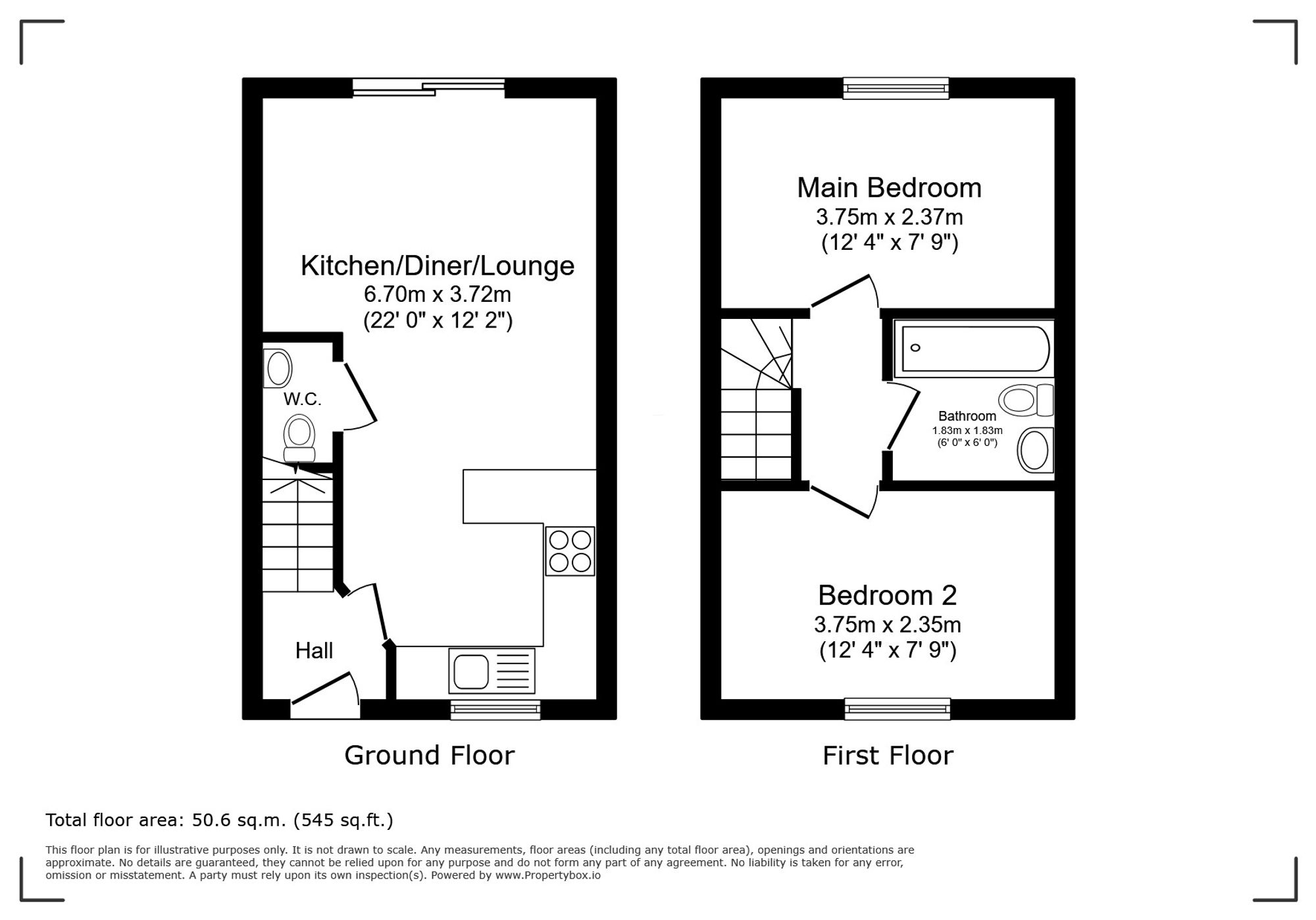 26 Stryd Boyd, Cardiff floorplan