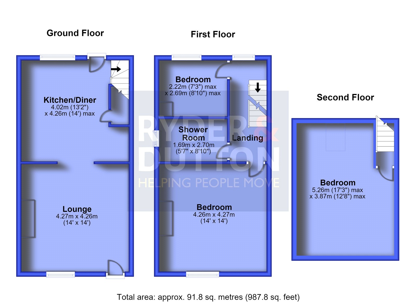 17, Sam Road, Saddleworth floorplan