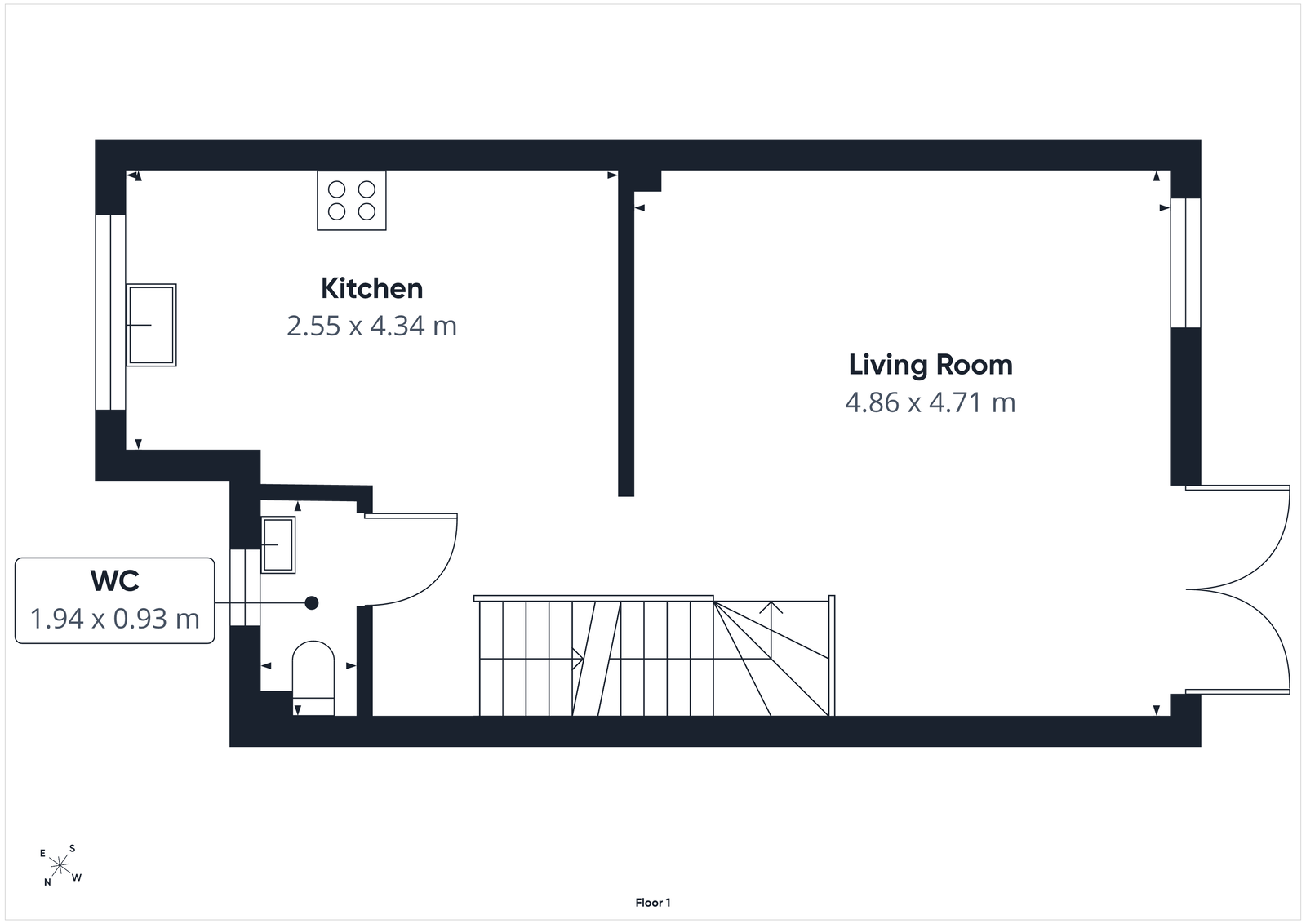 Princess Royal Road, Lydney floorplan