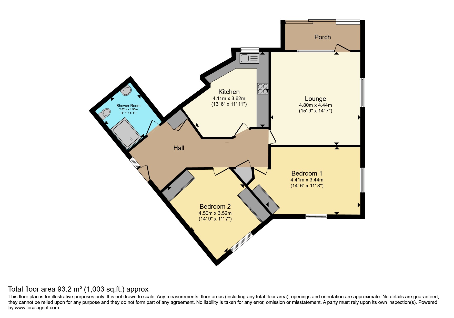 2 Grenada, West Parade, Bexhill-on-sea floorplan
