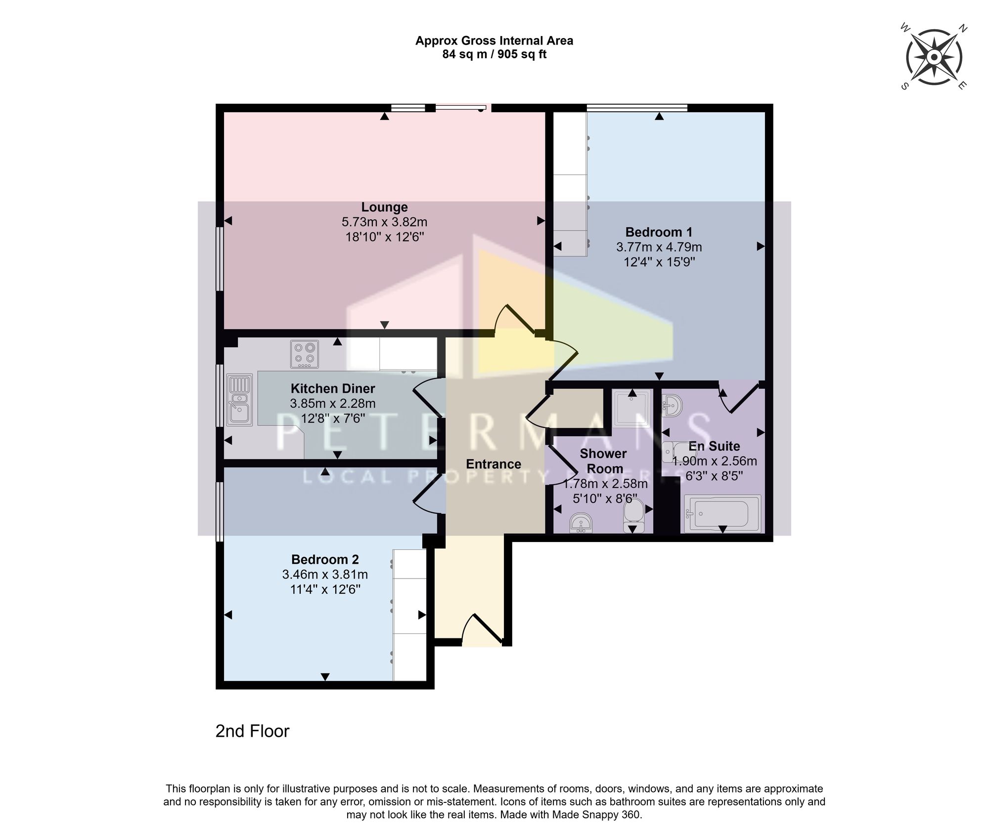 8 Wilton Court, Edgware floorplan