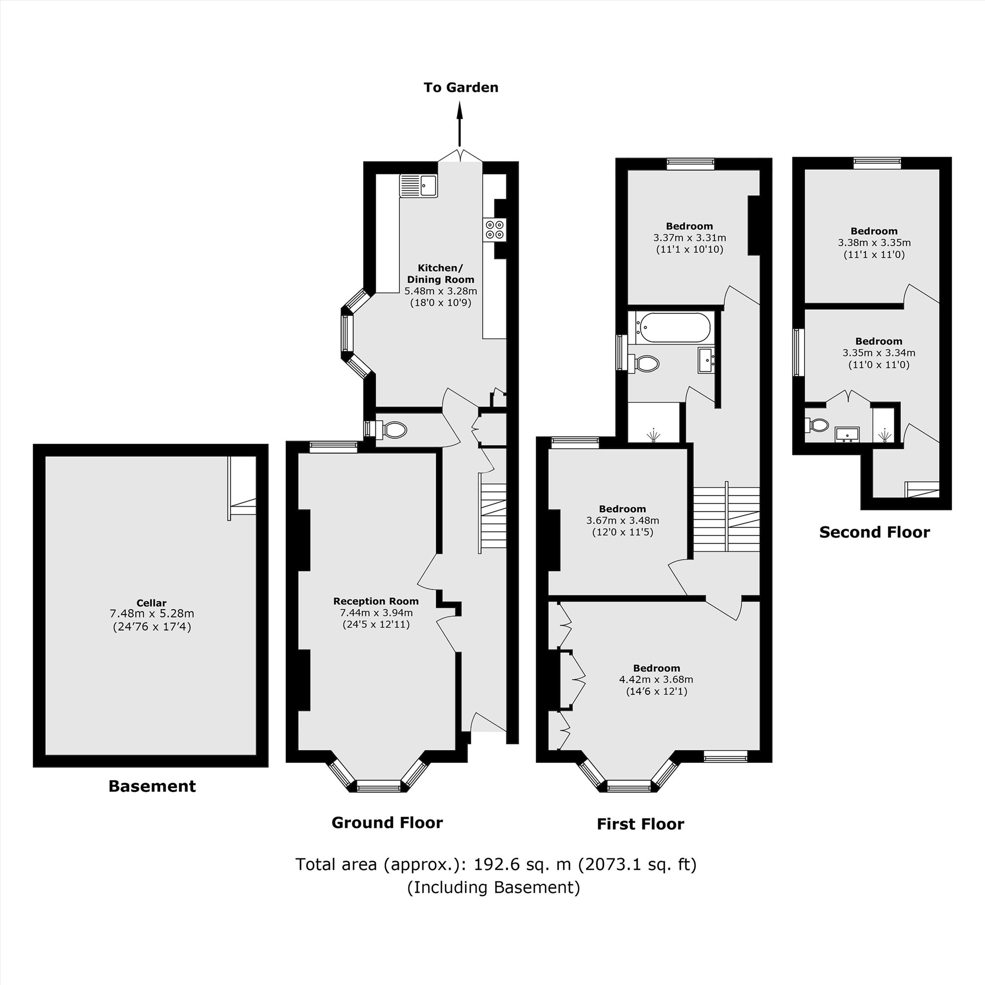 89, Lenthall Road, London floorplan