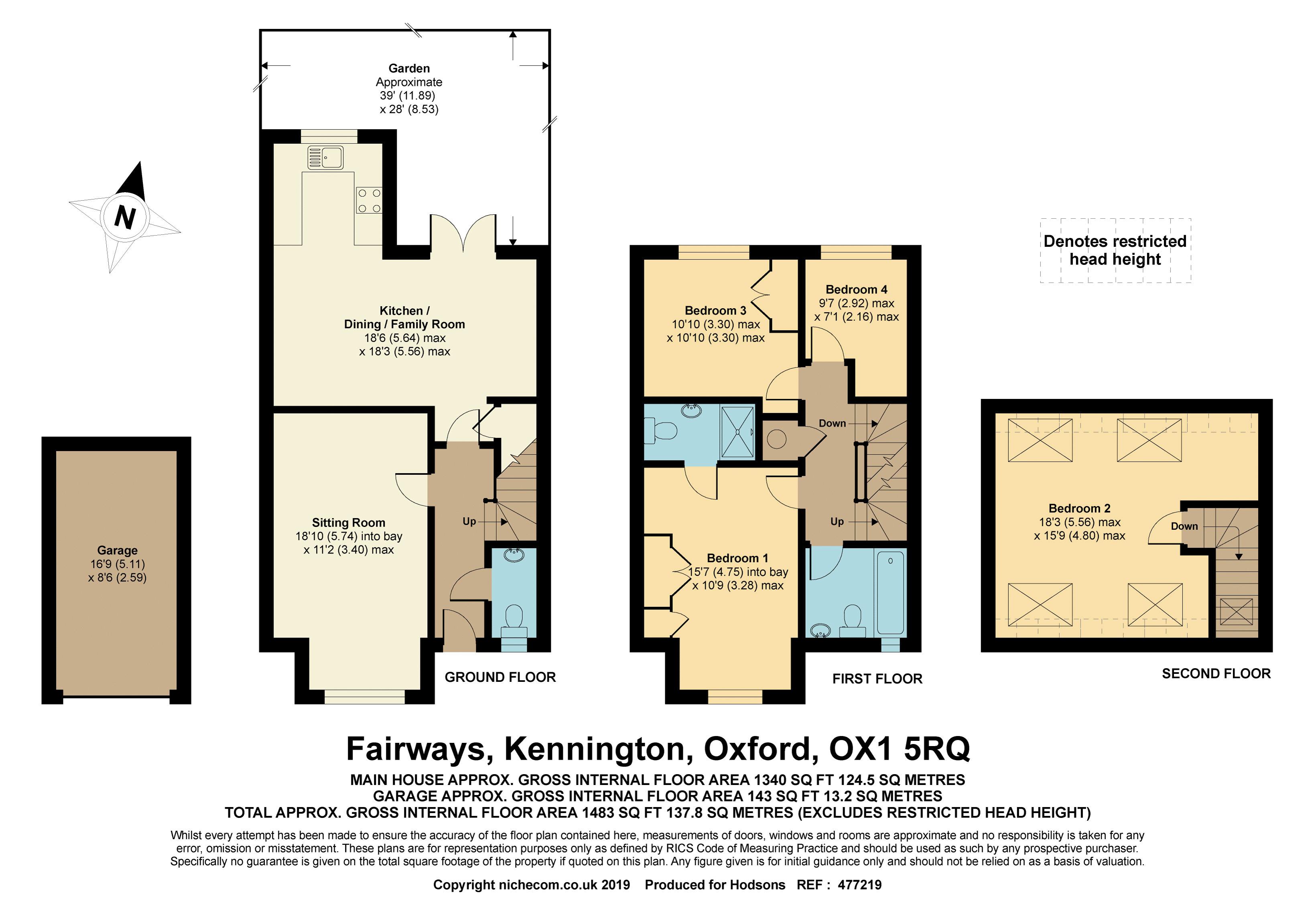 4 Bedrooms Semi-detached house for sale in Fairways, Kennington, Oxford OX1