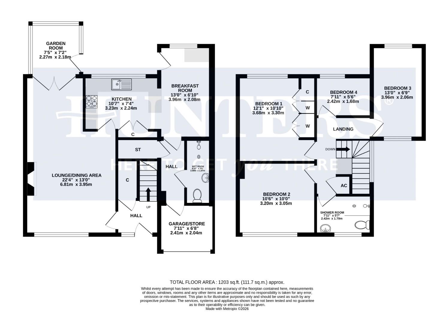20, Redwood Drive, Burntwood floorplan