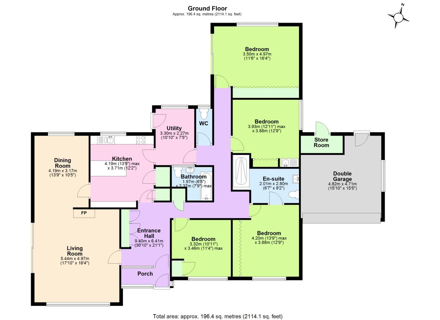 20, The Leys, Nottingham floorplan