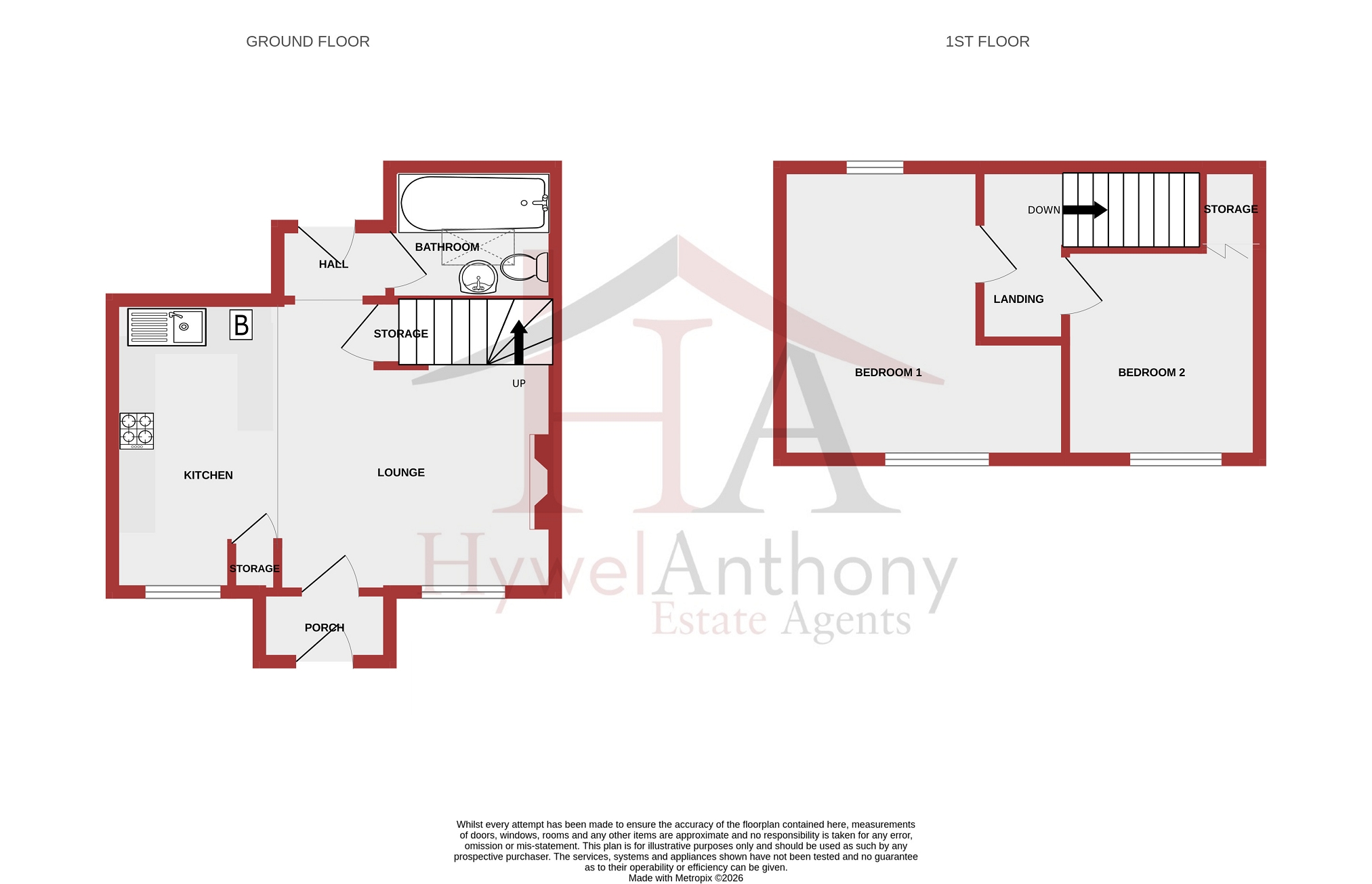 Gelliarael Road, Porth floorplan
