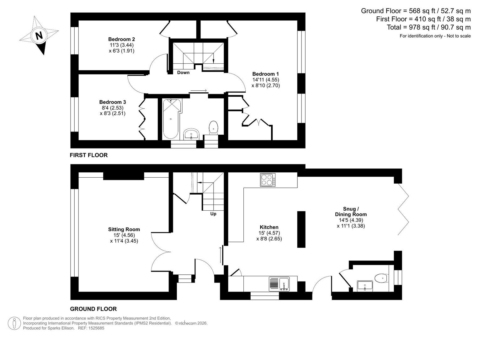 Cumberland Avenue, Chandler's Ford floorplan