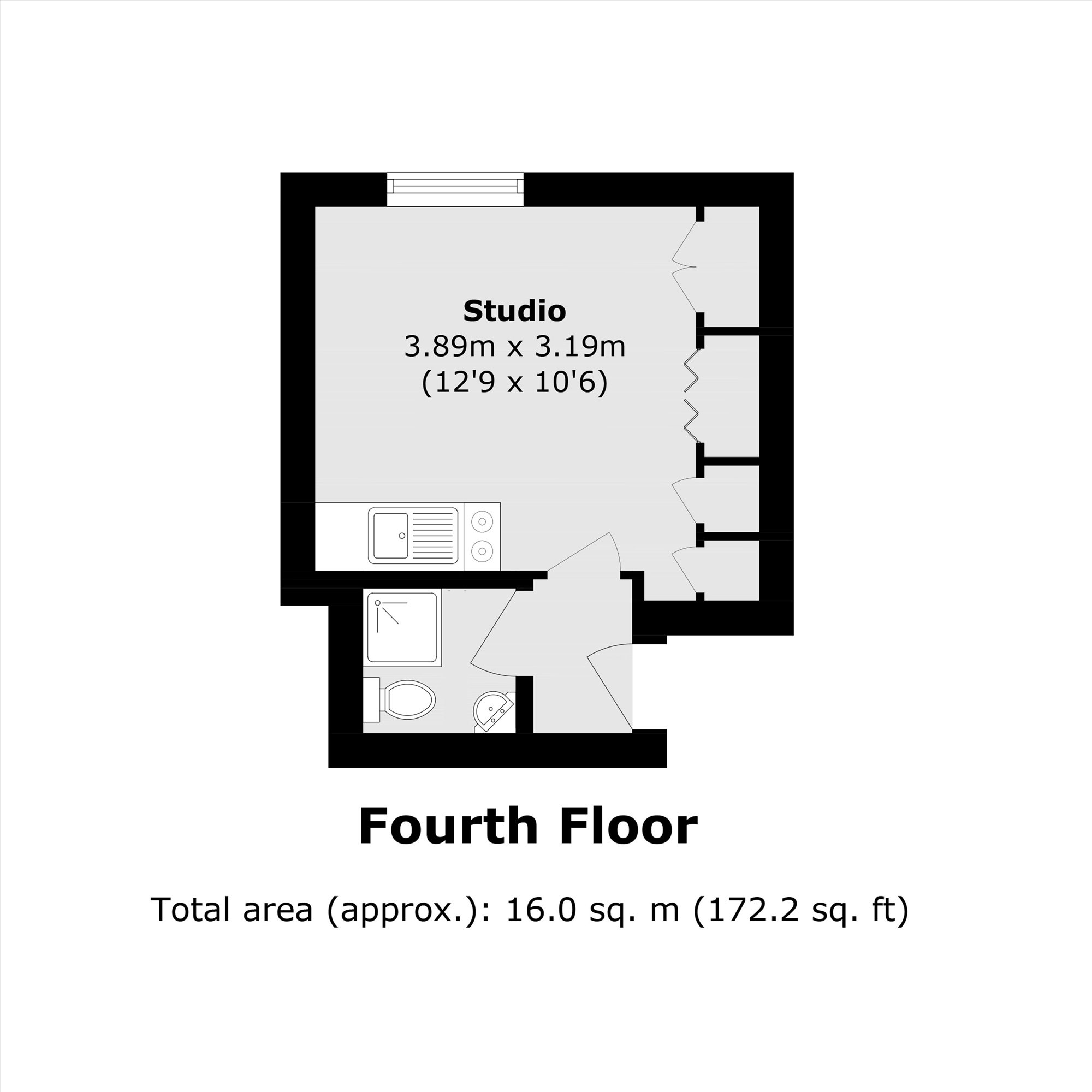 Bina Gardens, London floorplan