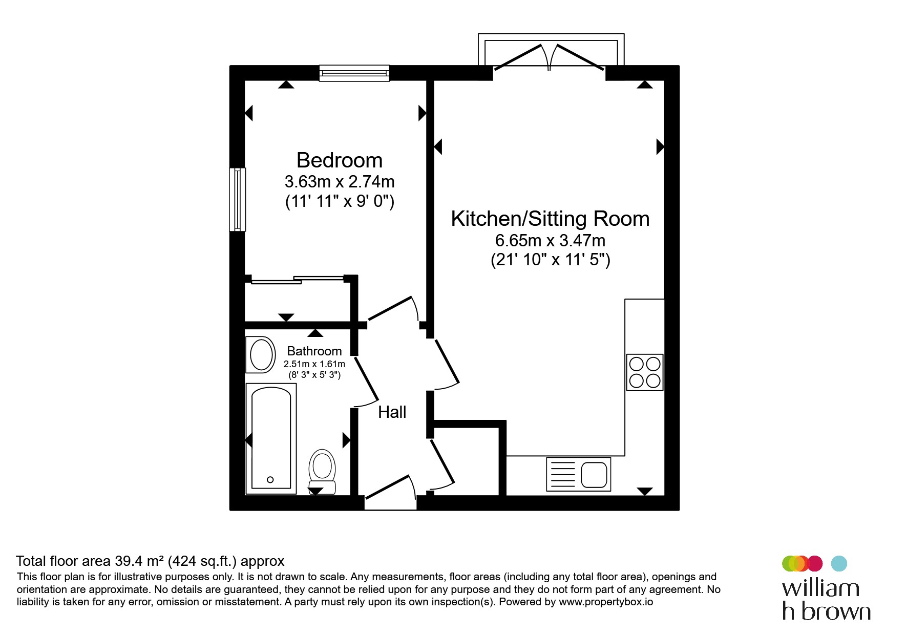 27 Bembridge House, Station Road, Corby floorplan