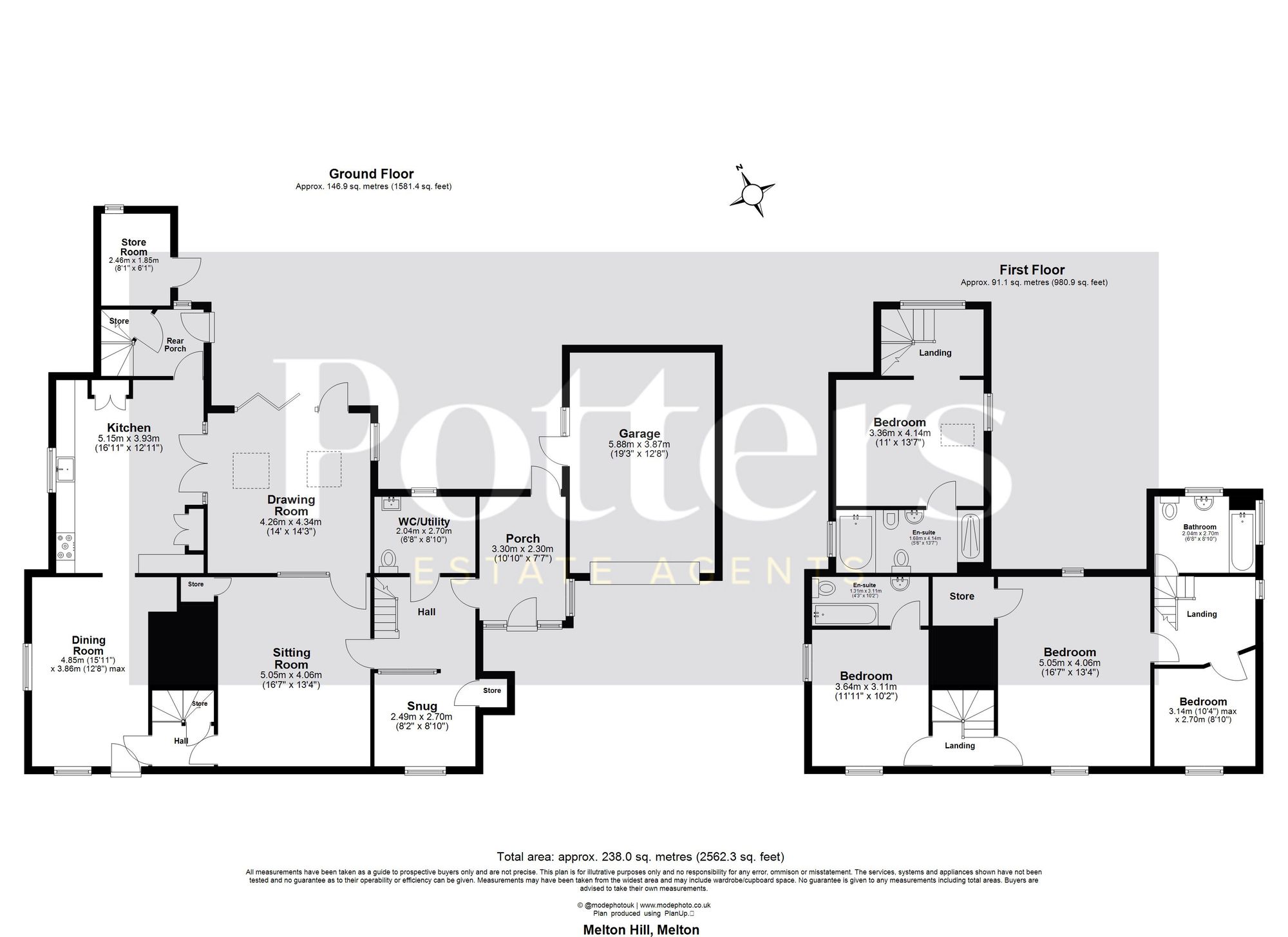 Maltings Cottage Melton Hill, Woodbridge floorplan
