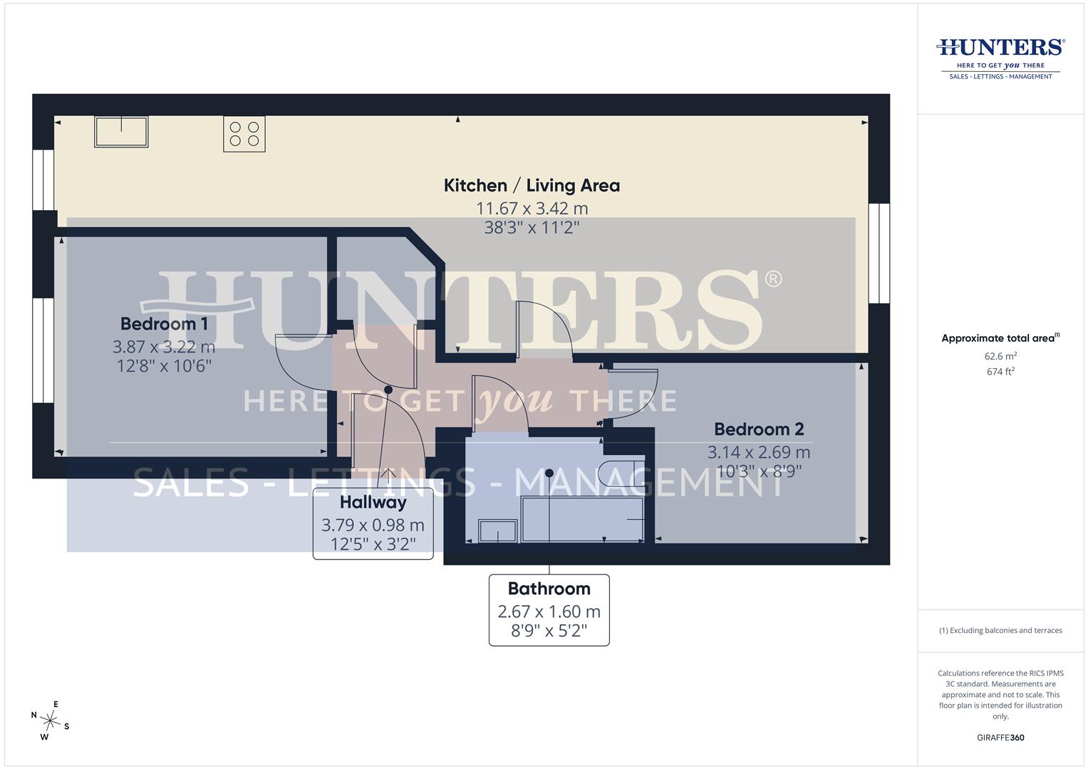 22, Orchard Court, Sunderland floorplan