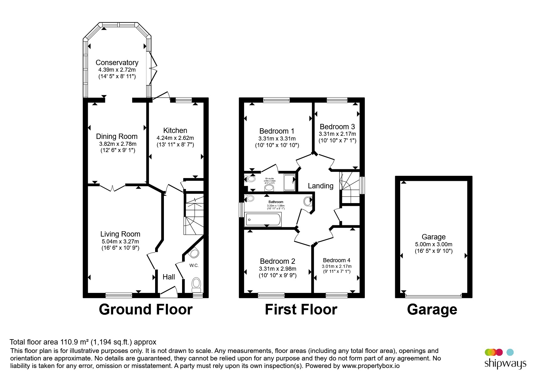 1, Deacon Close, Rugby floorplan