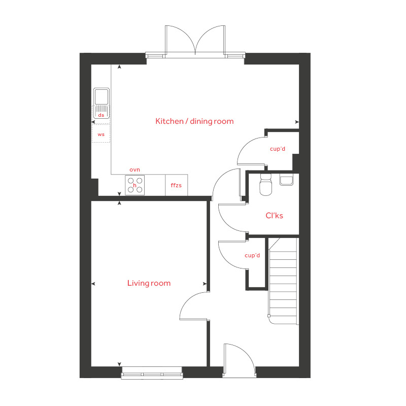 246, Off Roman Road, Holden Fold, Blackburn floorplan