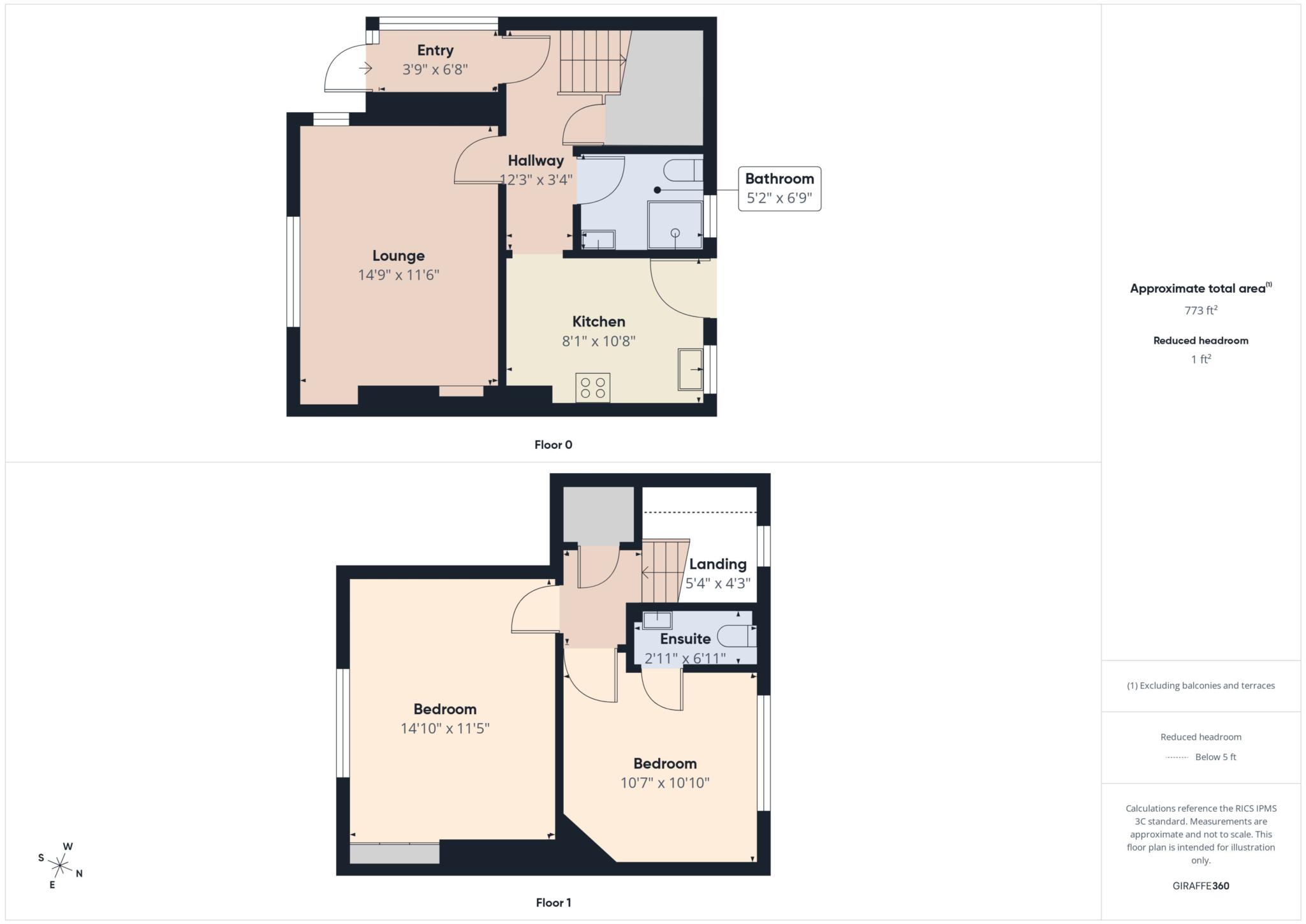 56, Woodlands Crescent, Glasgow floorplan
