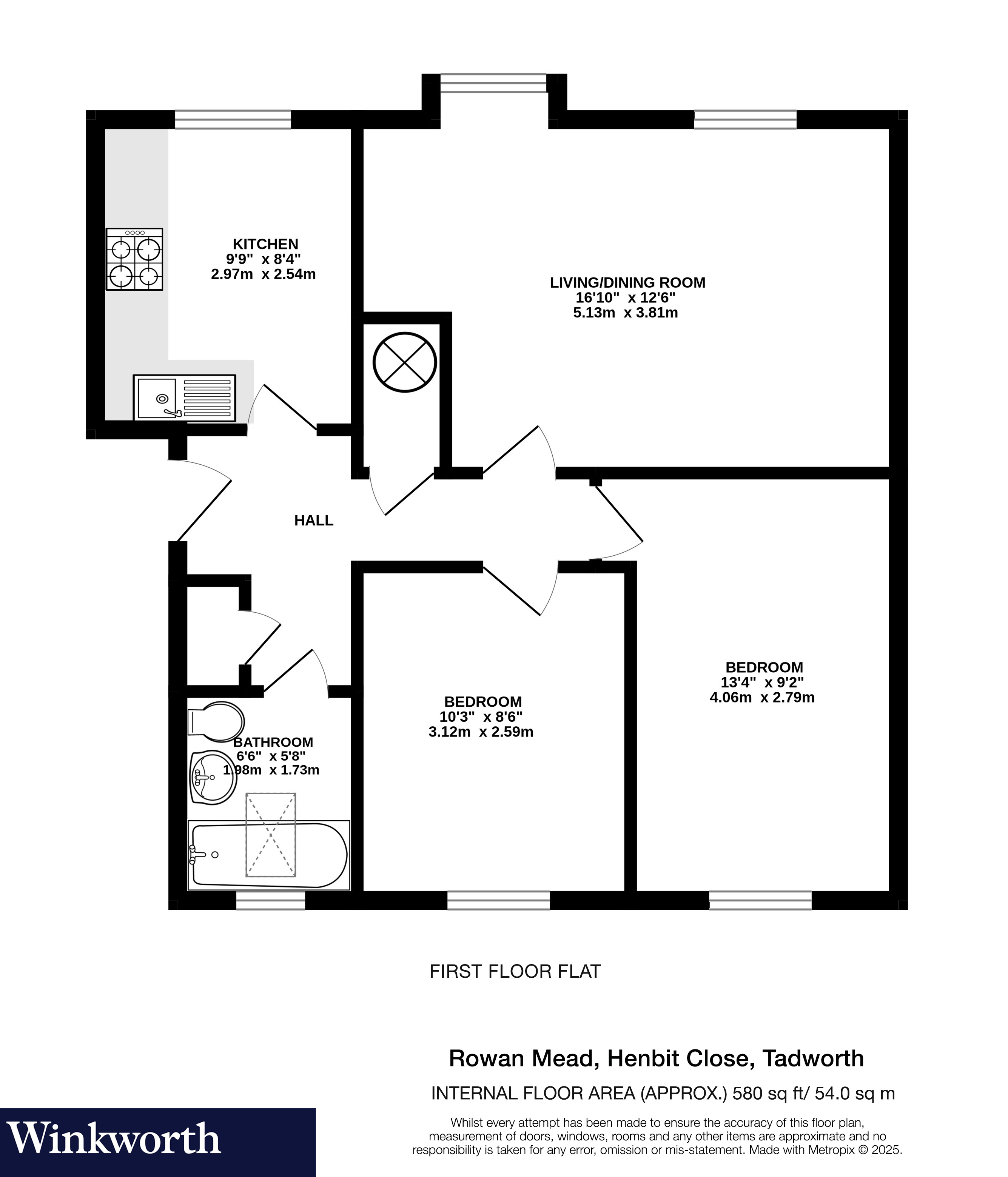 Flat 46, Rowan Mead,, Henbit Close, Surrey floorplan