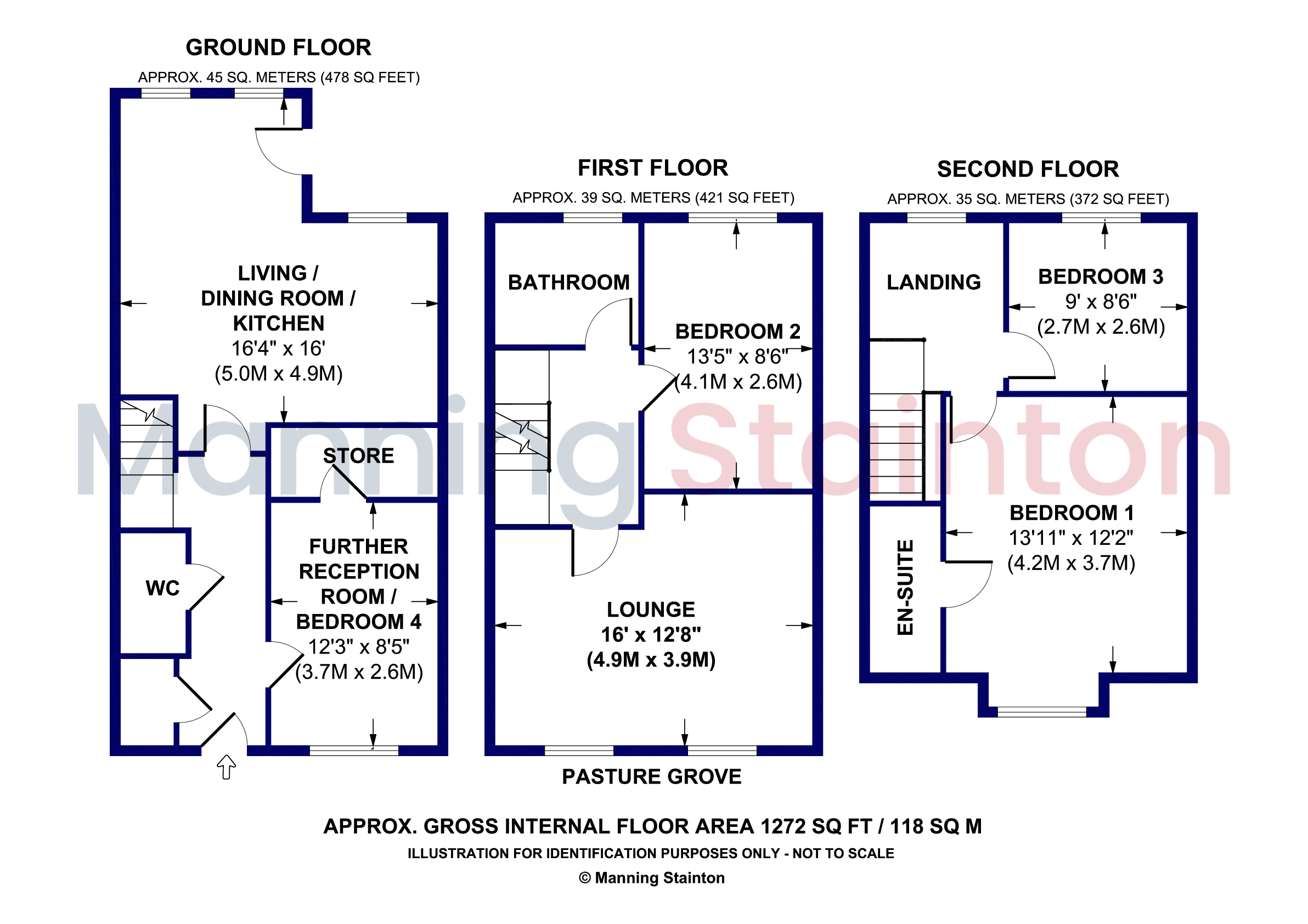 8, Pasture Grove, Leeds floorplan