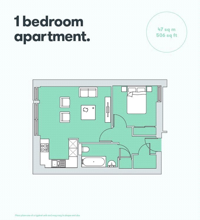 1 Bedrooms Flat to rent in Canal Walk, Edinburgh, Midlothian EH3
