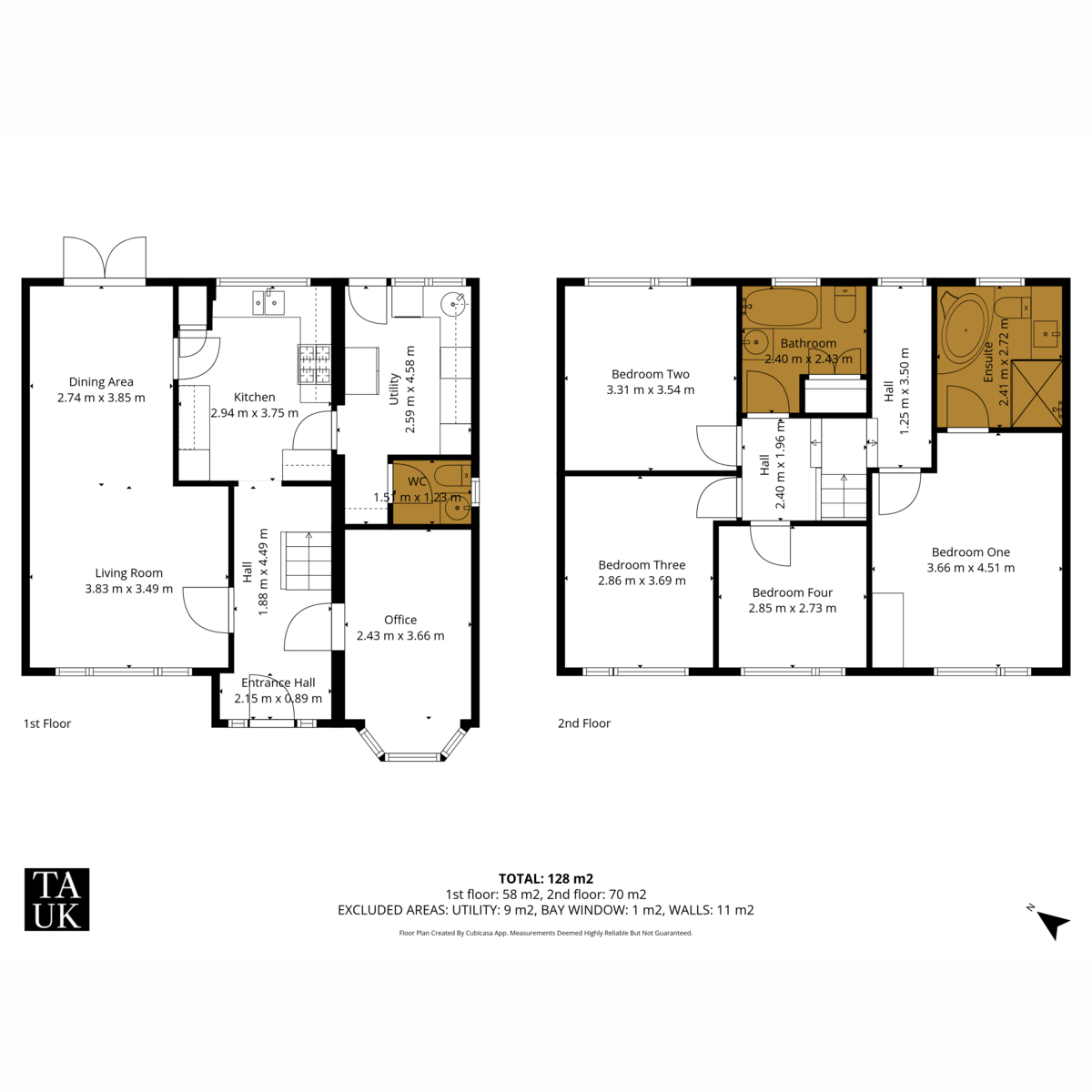 Farthinghoe, Sarah Gate Lane, Spalding floorplan