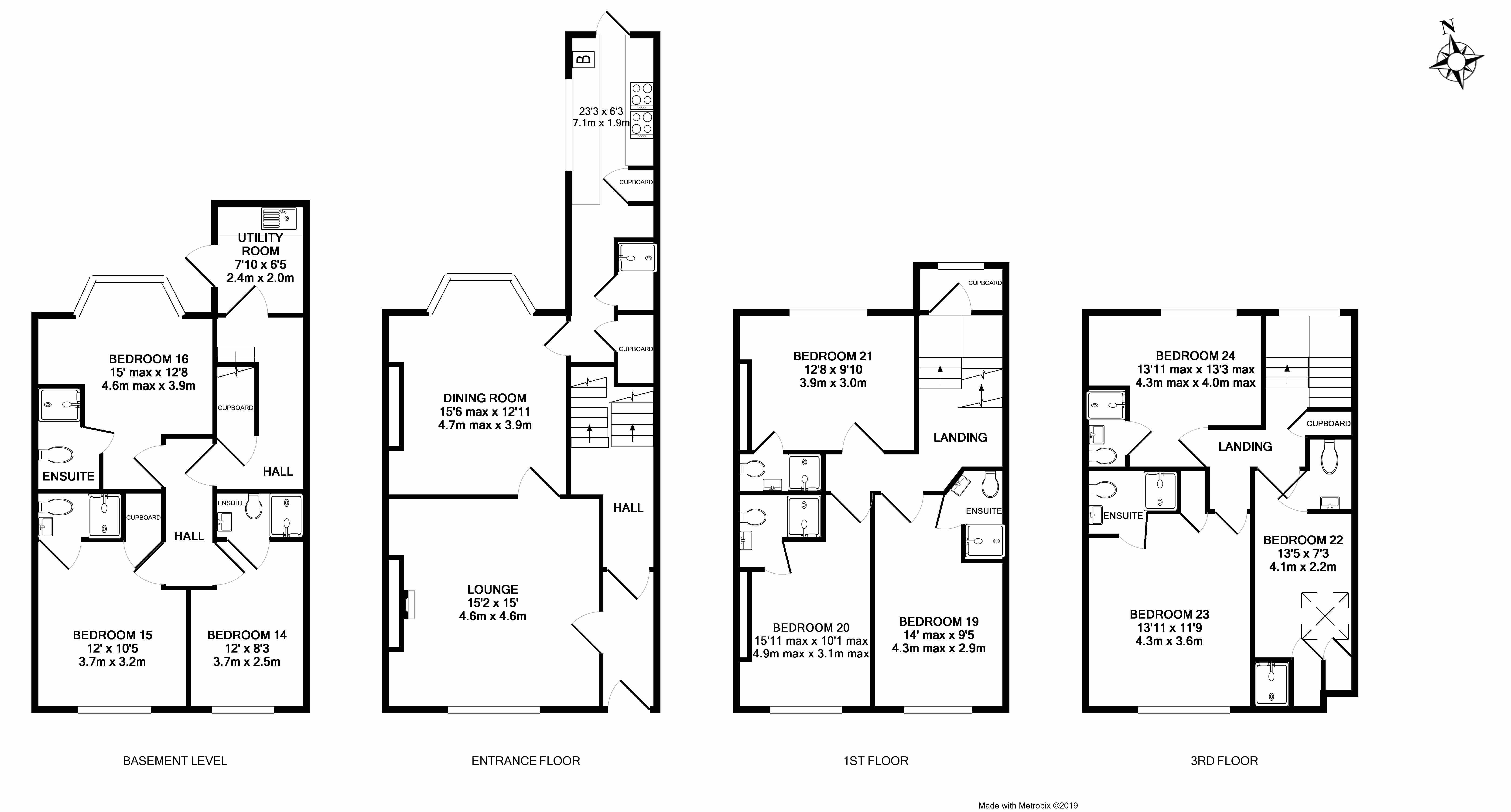 12, Queens Terrace, Exeter floorplan