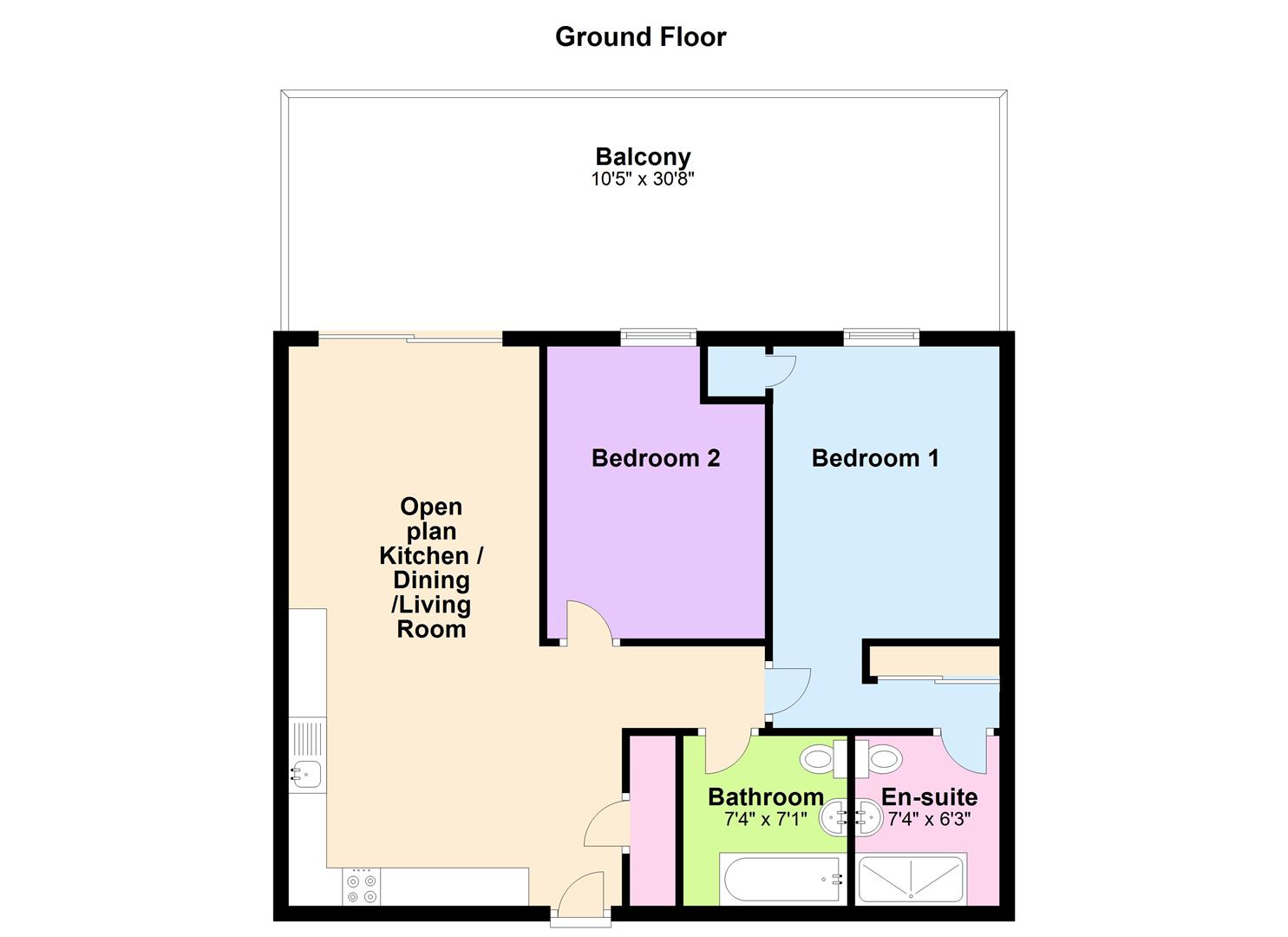 Avonside, 111, East Station Road, Peterborough floorplan