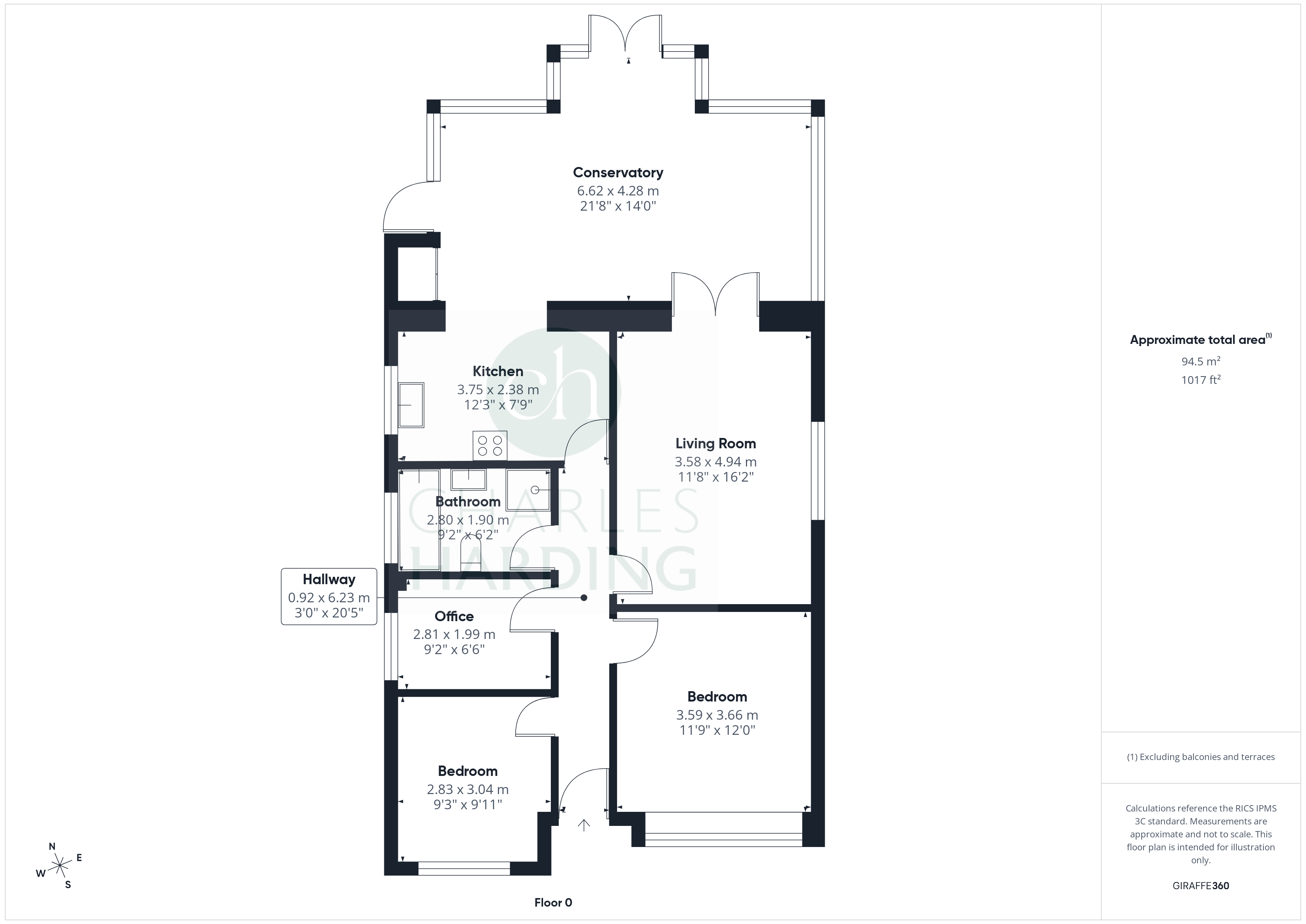 129, The Broadway, Swindon floorplan