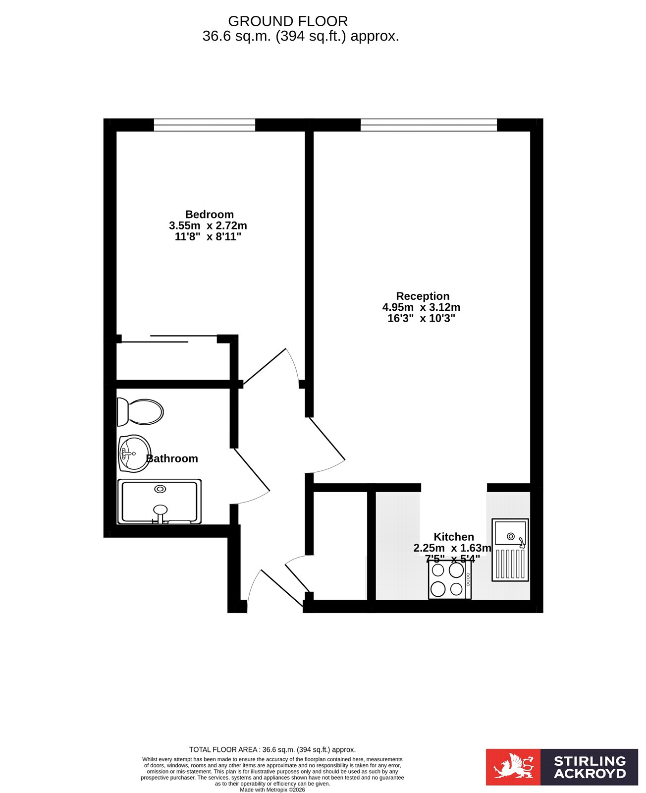 3 Homebeech House,, Mount Hermon Road, Surrey floorplan