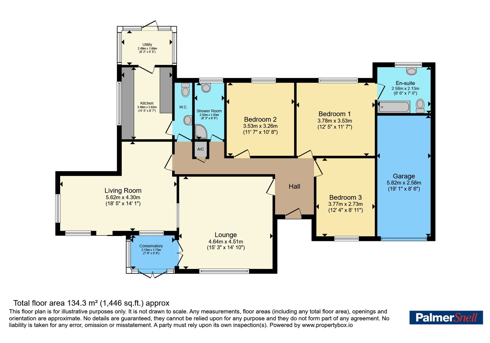 Woodpeckers,, Over Stratton, Somerset floorplan